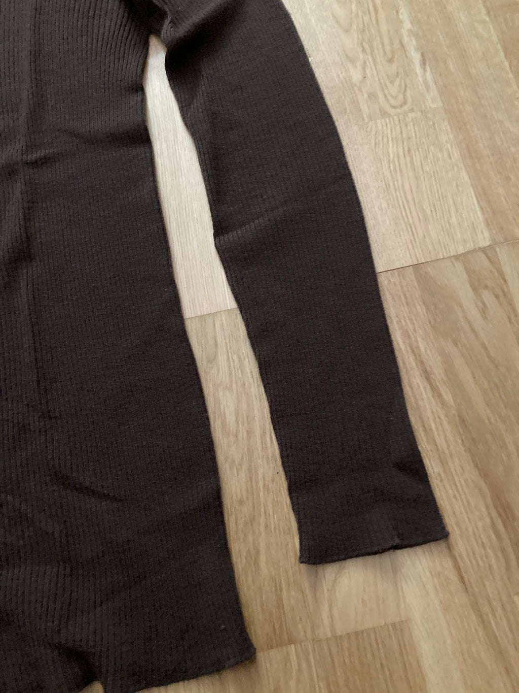 F/W 23 "LUXOR" Ribbed Brown Wool Sweater