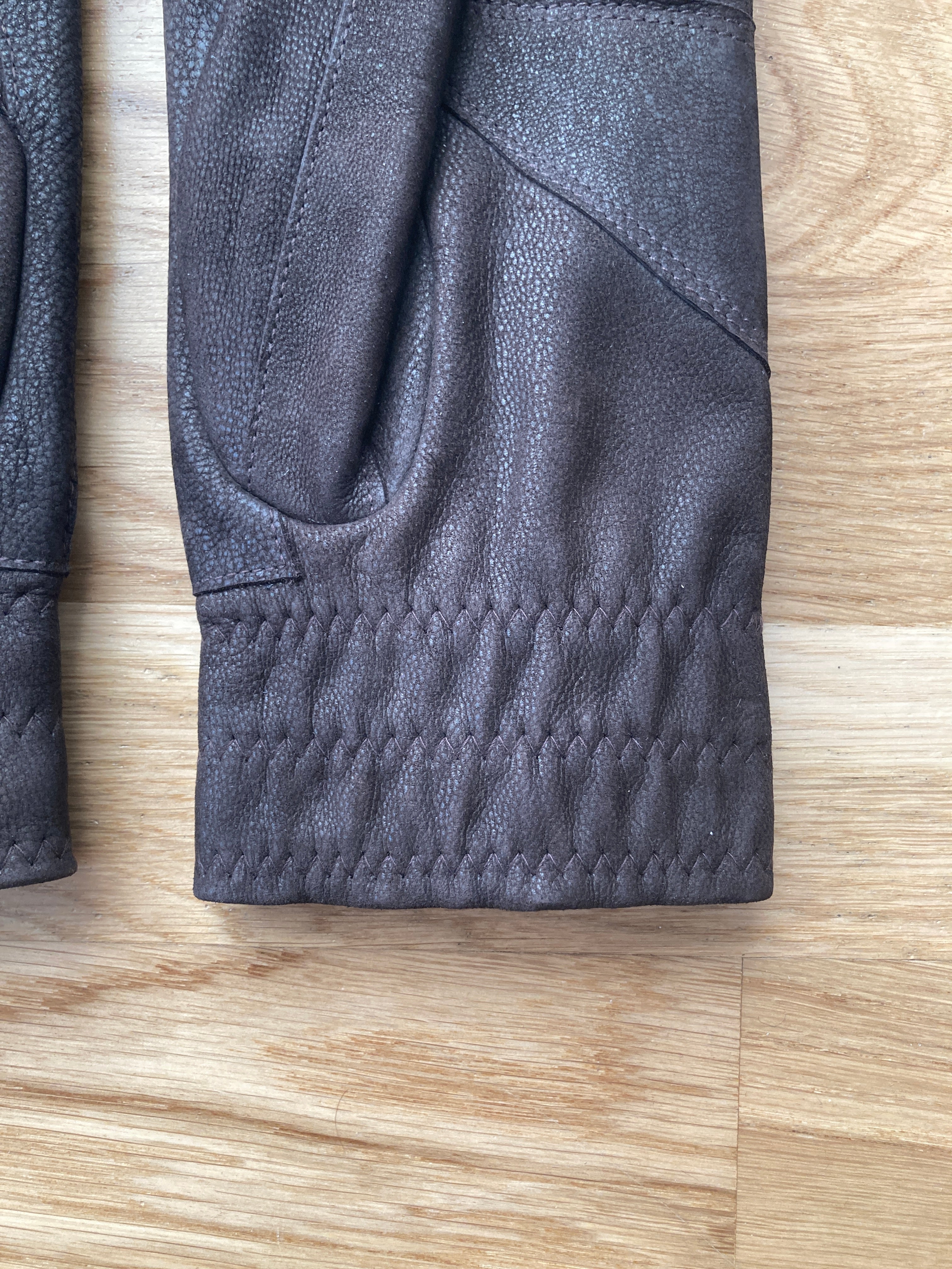 F/W 16 "MASTODON" Runway Goat Leather Gloves w. Silk Lining Rick Owens