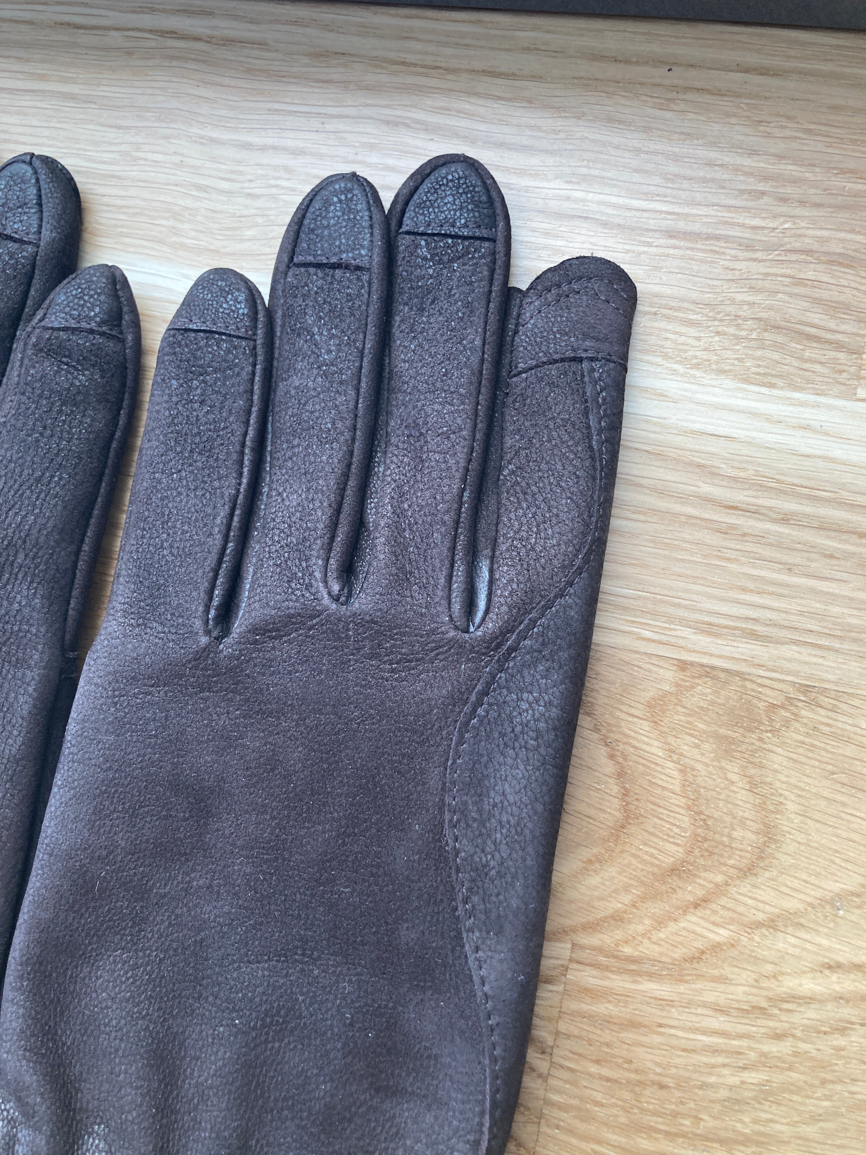F/W 16 "MASTODON" Runway Goat Leather Gloves w. Silk Lining Rick Owens