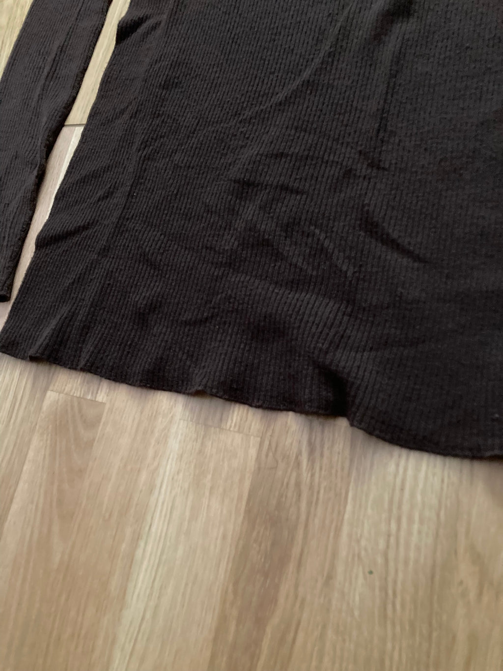 F/W 23 "LUXOR" Ribbed Brown Wool Sweater