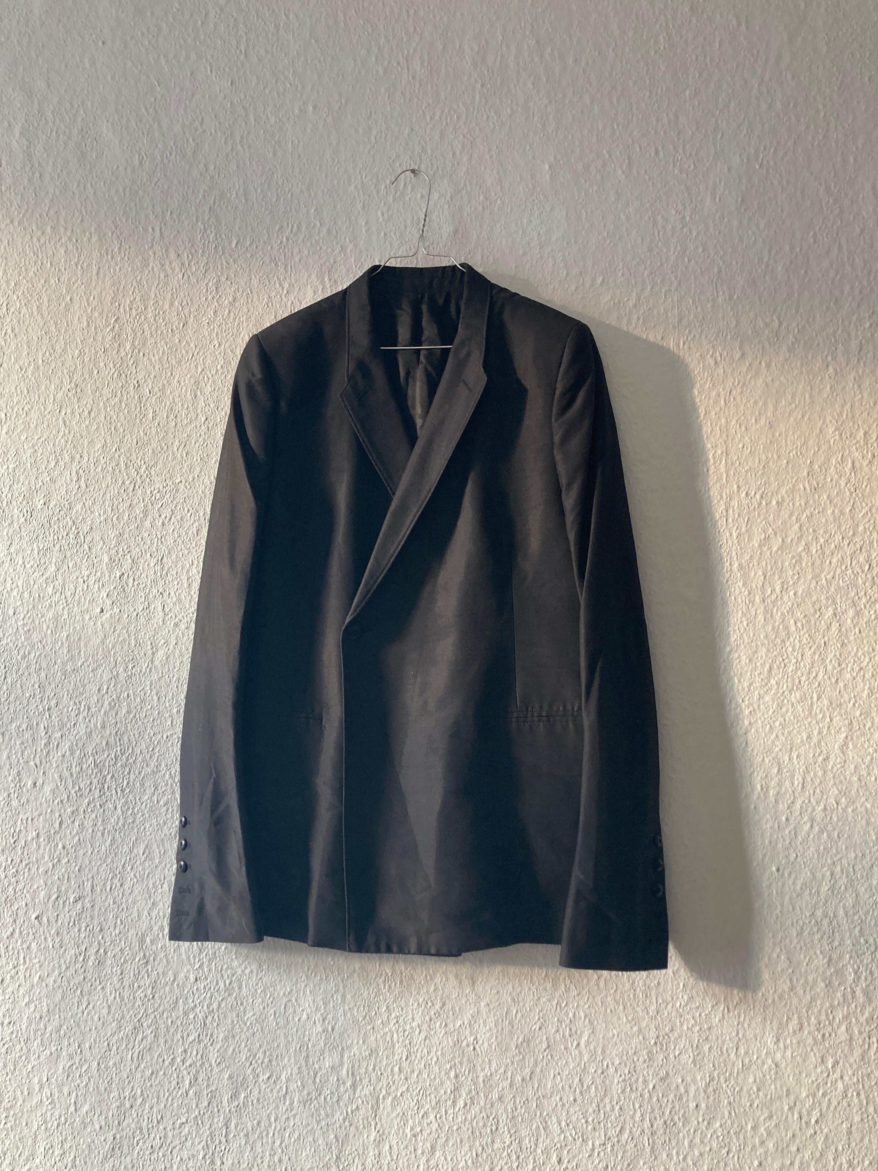 S/S 15 "FAUN" Sample Silk & Cotton Blazer Rick Owens IT50/M