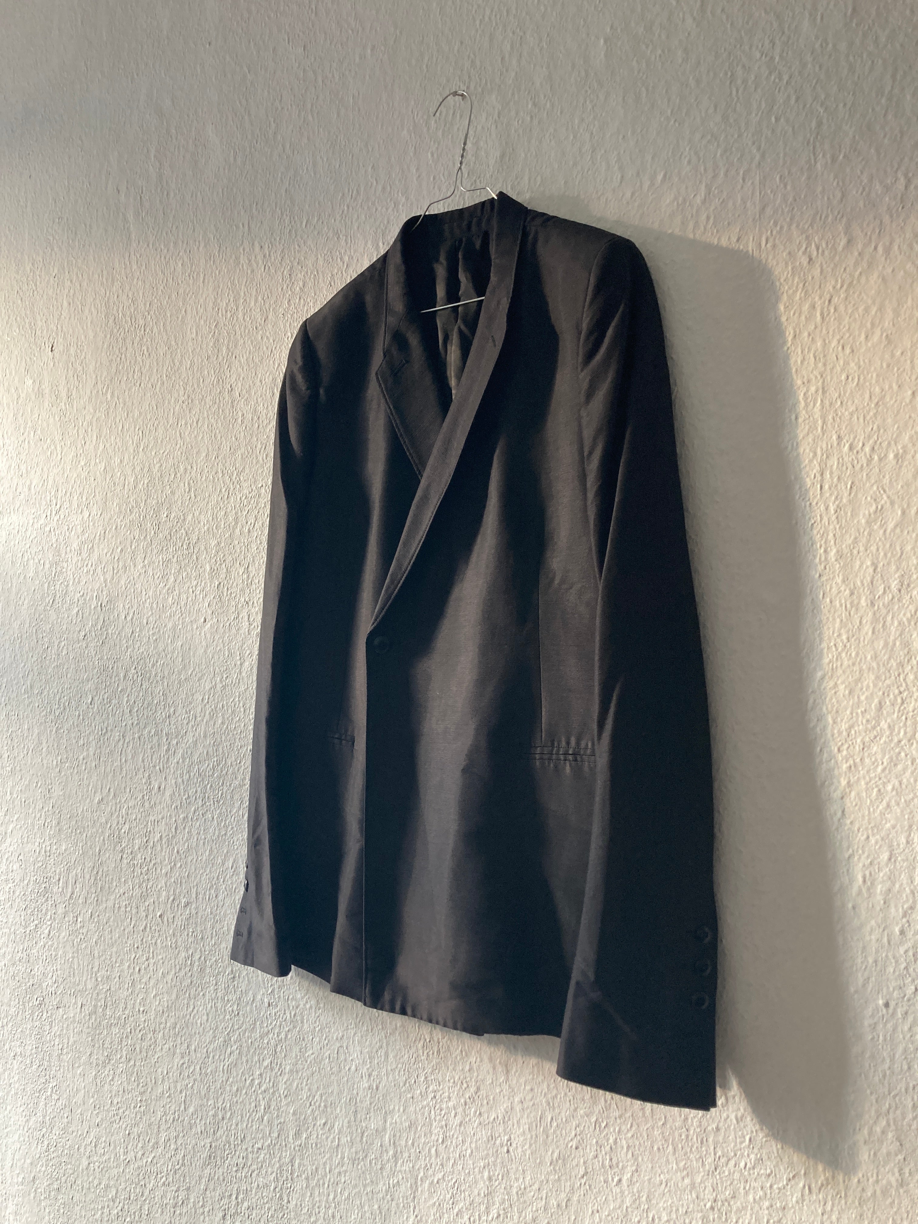 S/S 15 "FAUN" Sample Silk & Cotton Blazer Rick Owens IT50/M
