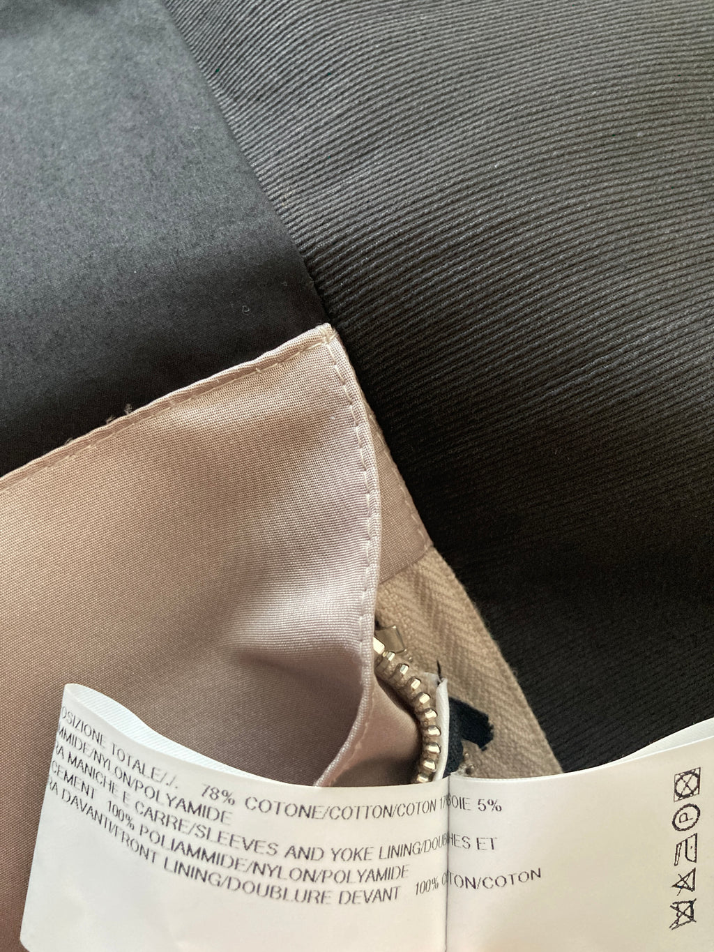S/S 15 "FAUN" Sample Silk & Cotton Blazer Rick Owens IT50/M