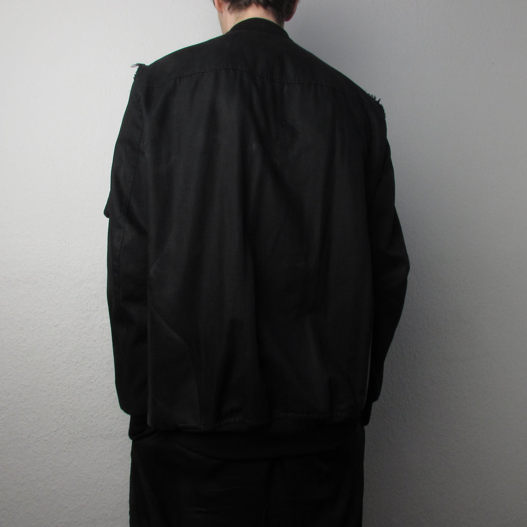 S/S 16 "CYCLOPS" Runway Patchwork Bomber Jacket in Black/Natural Size 50/M