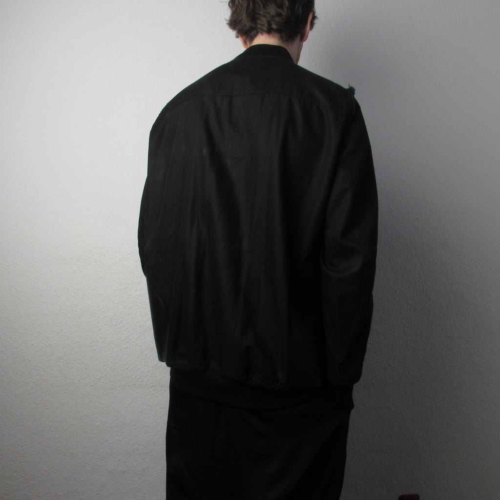 S/S 16 "CYCLOPS" Runway Patchwork Bomber Jacket in Black/Natural Size 50/M