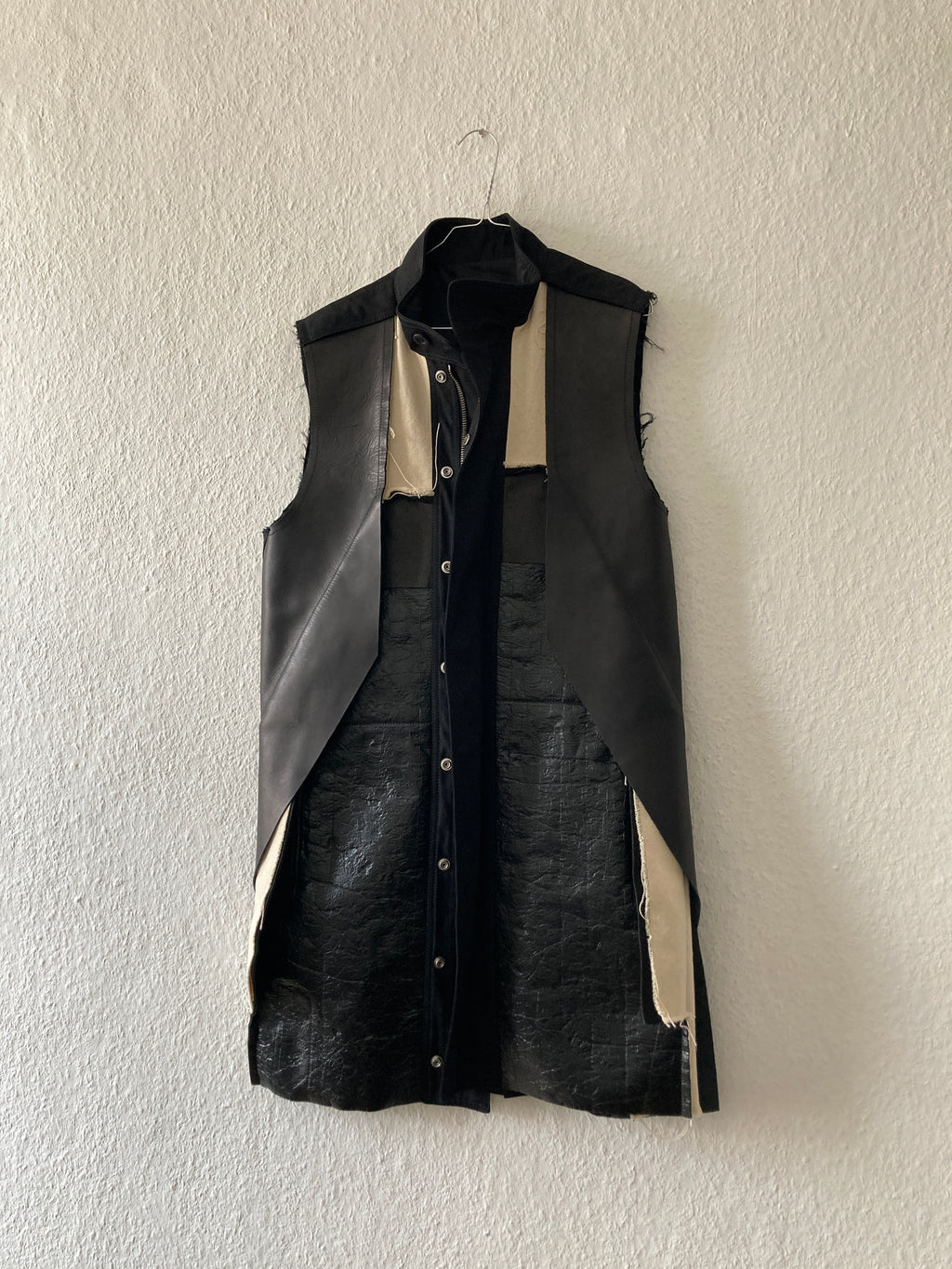 S/S 16 "CYCLOPS" Runway Patchwork Vest Rick Owens IT48/M