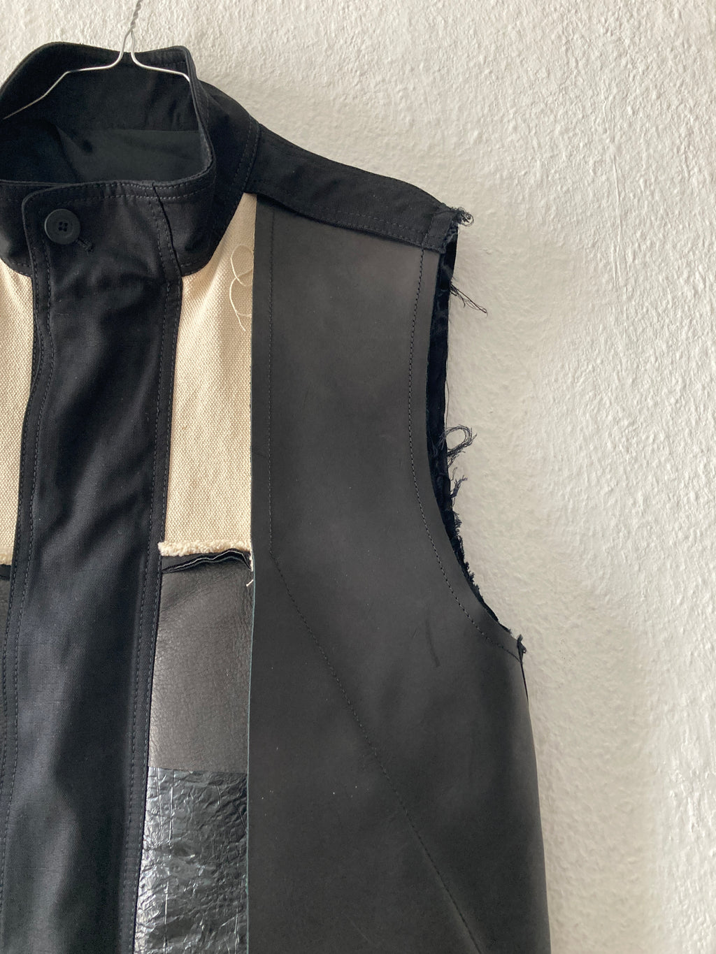 S/S 16 "CYCLOPS" Runway Patchwork Vest Rick Owens IT48/M
