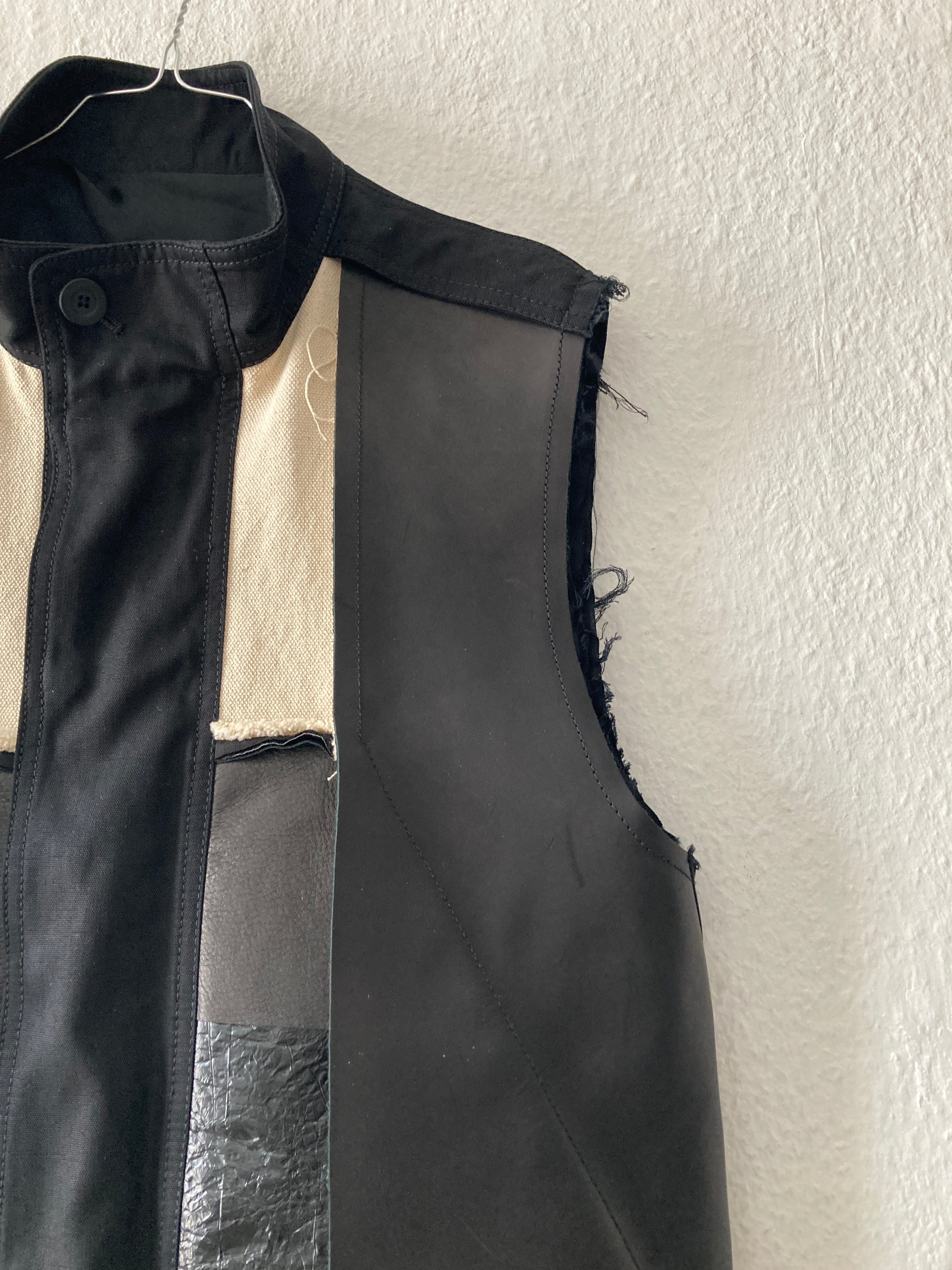 S/S 16 "CYCLOPS" Runway Patchwork Vest Rick Owens IT48/M