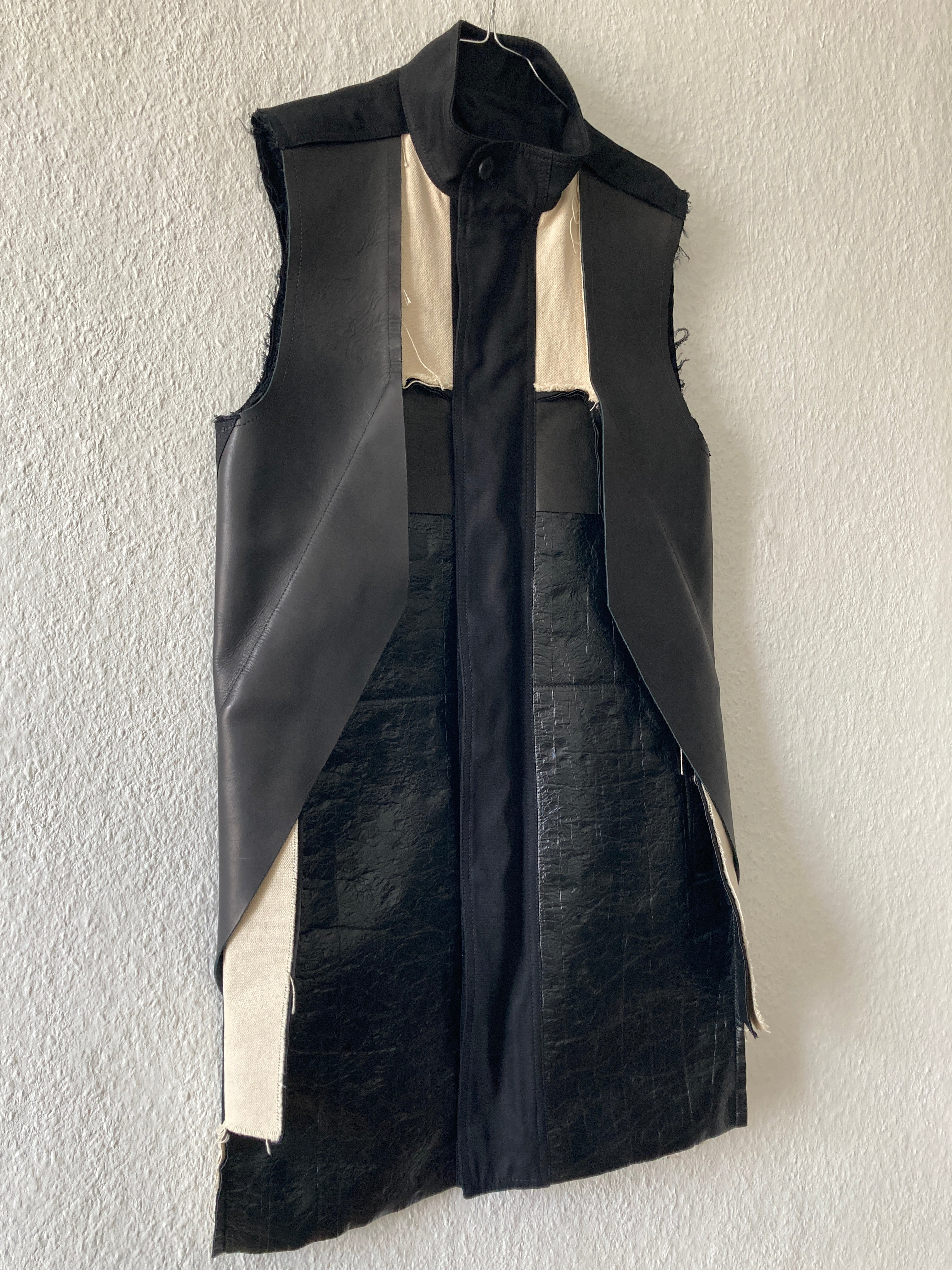 S/S 16 "CYCLOPS" Runway Patchwork Vest Rick Owens IT48/M