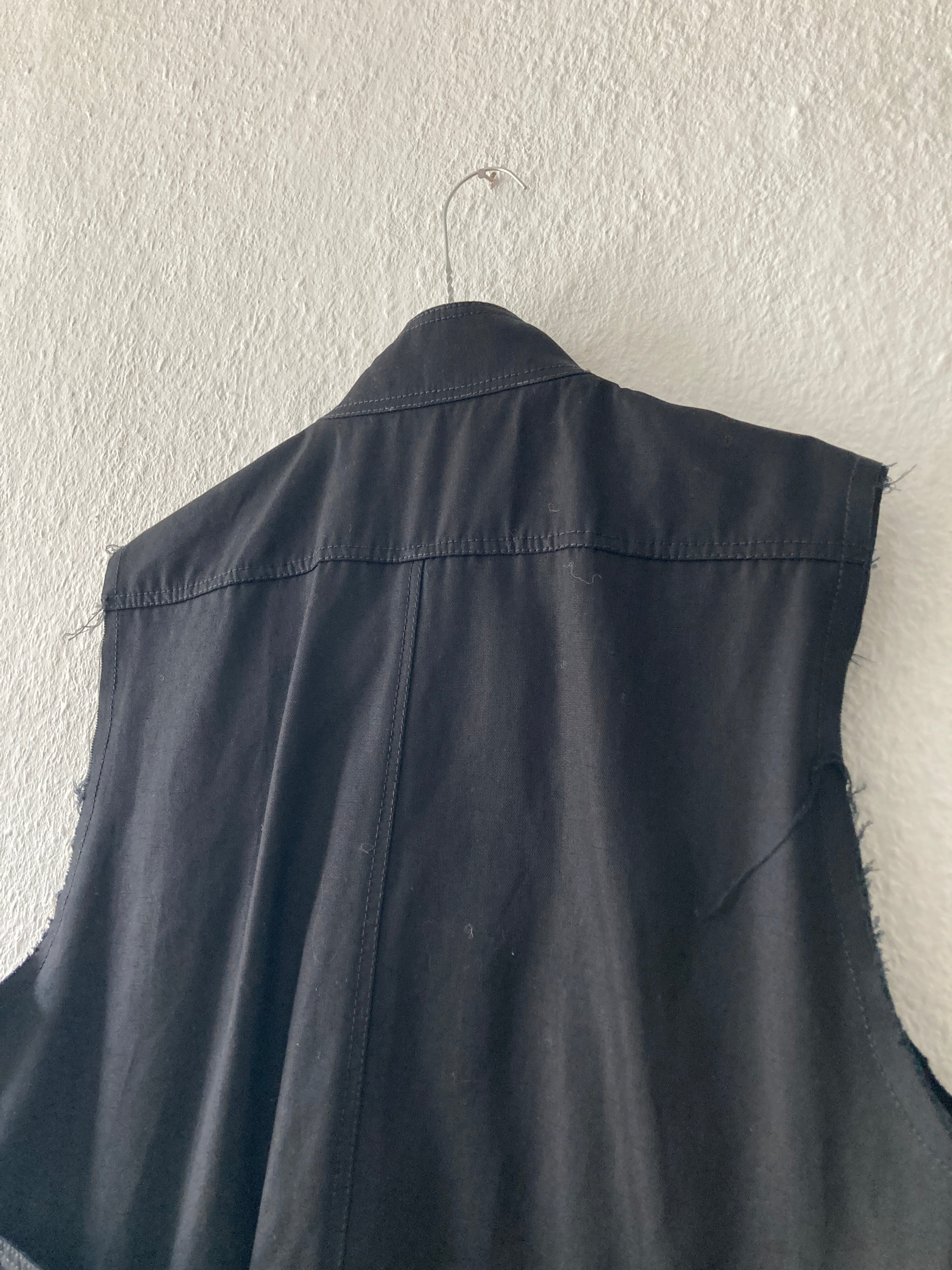 S/S 16 "CYCLOPS" Runway Patchwork Vest Rick Owens IT48/M