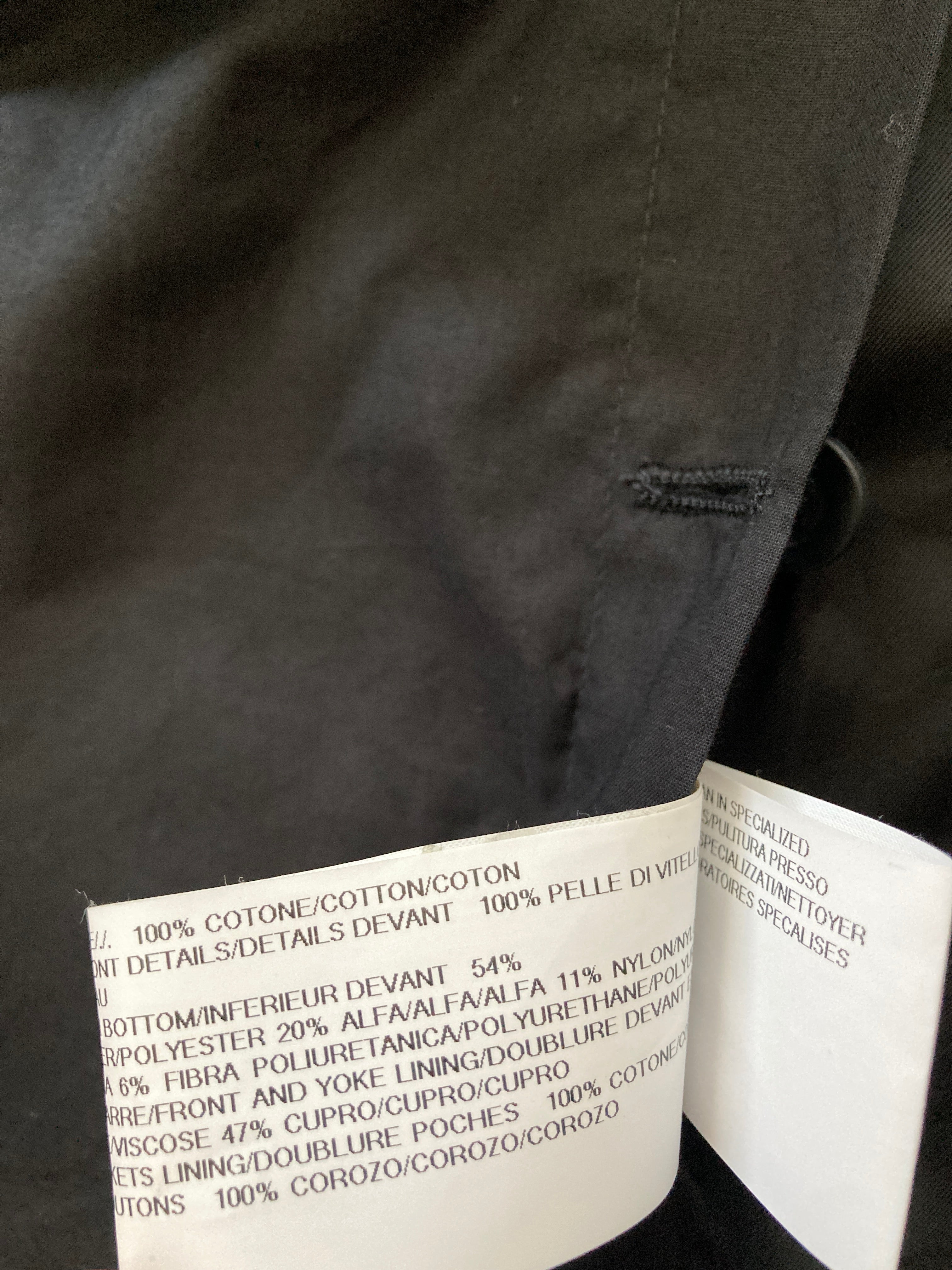 S/S 16 "CYCLOPS" Runway Patchwork Vest Rick Owens IT48/M