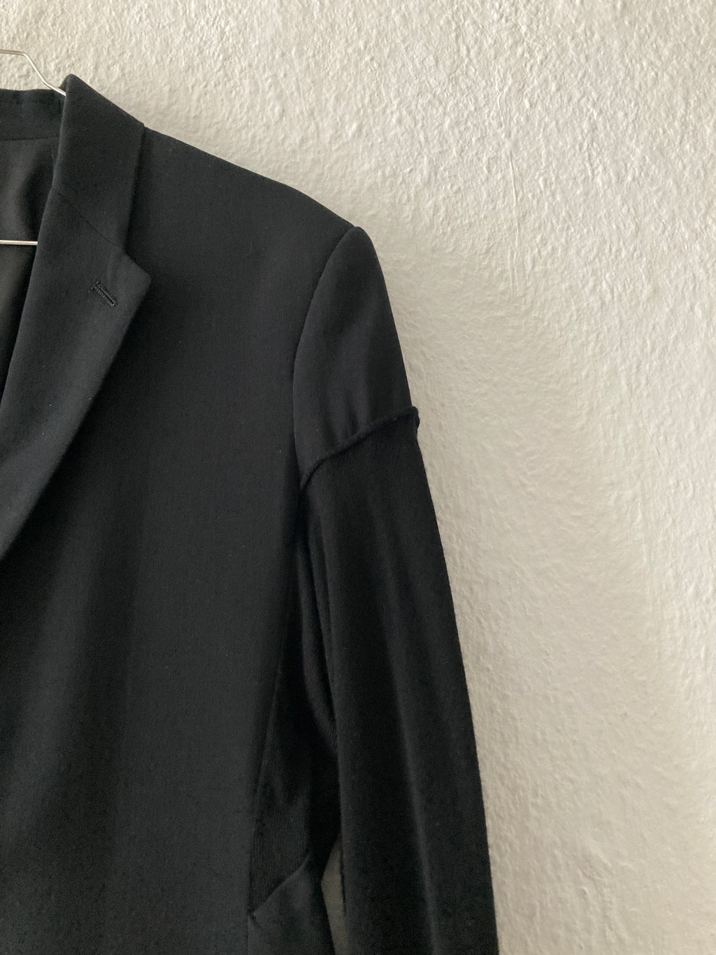 F/W 17 “GLITTER” Black Weakling Wool & Silk Blazer Rick Owens IT50/M