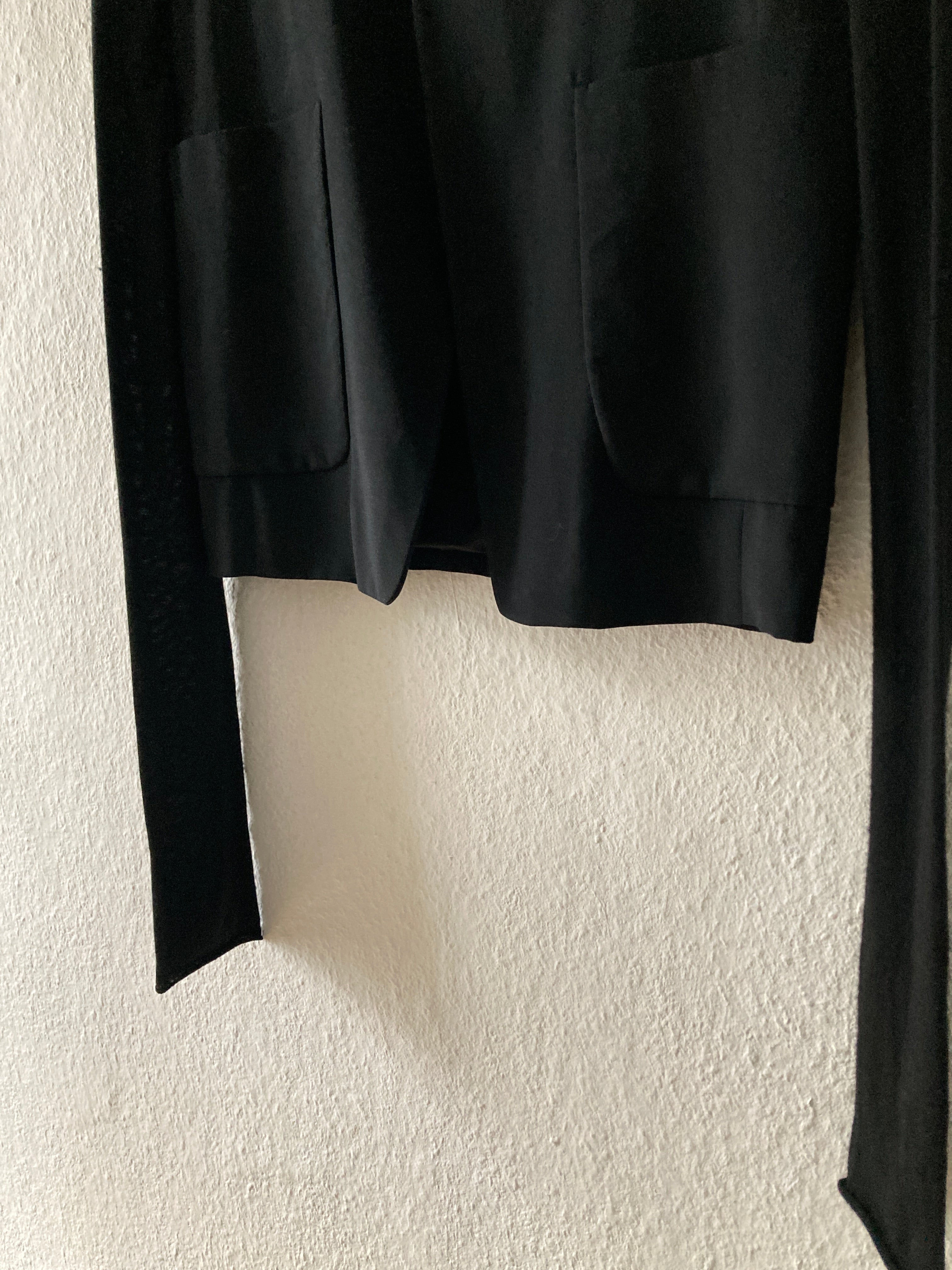 F/W 17 “GLITTER” Black Weakling Wool & Silk Blazer Rick Owens IT50/M