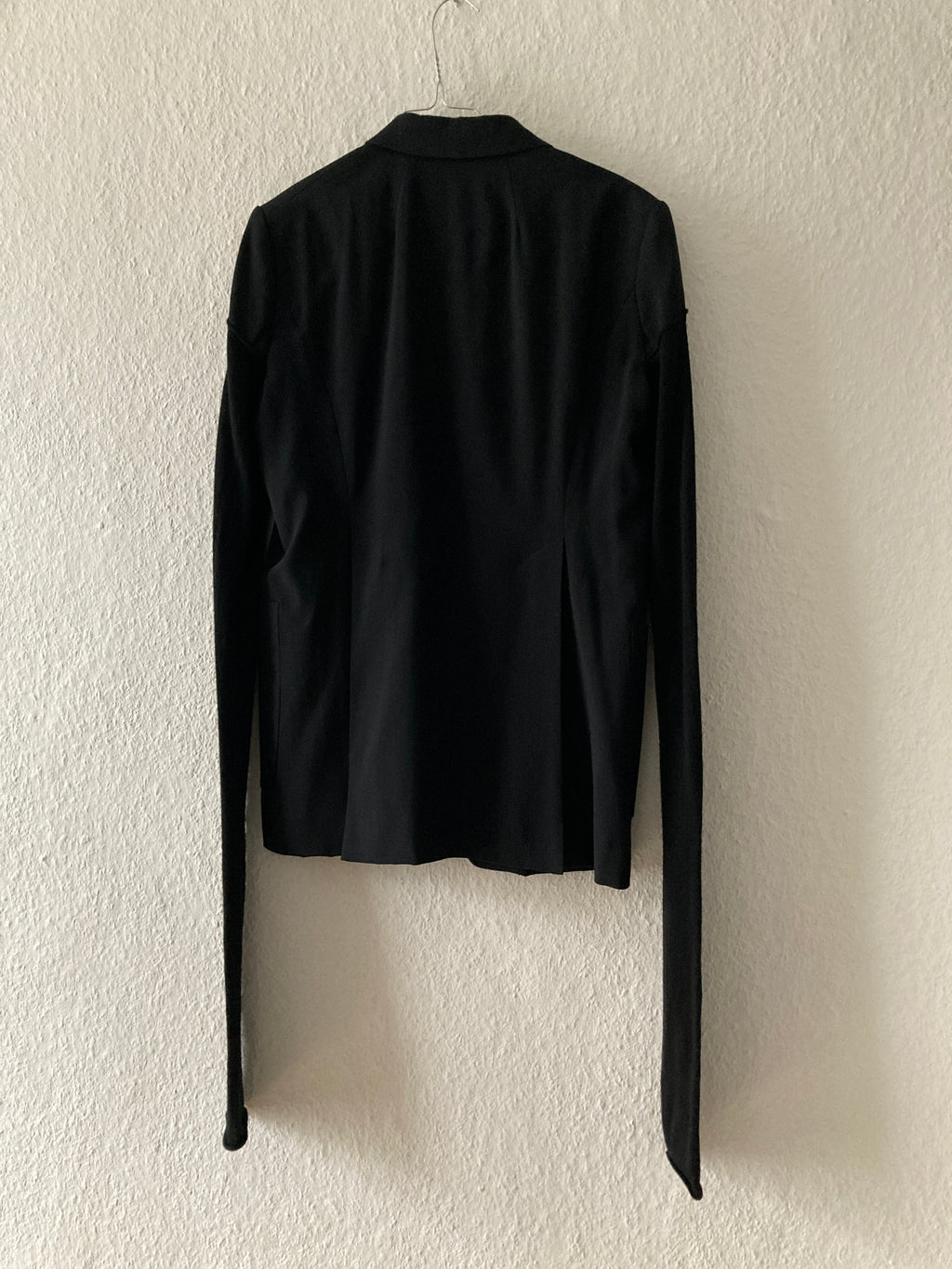 F/W 17 “GLITTER” Black Weakling Wool & Silk Blazer Rick Owens IT50/M