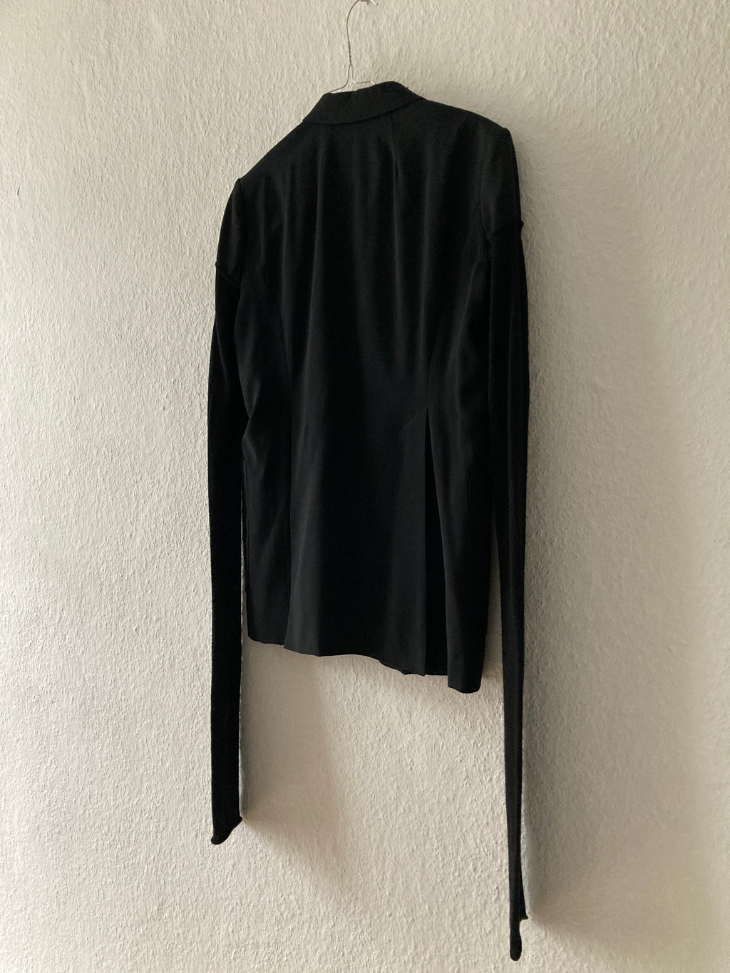 F/W 17 “GLITTER” Black Weakling Wool & Silk Blazer Rick Owens IT50/M