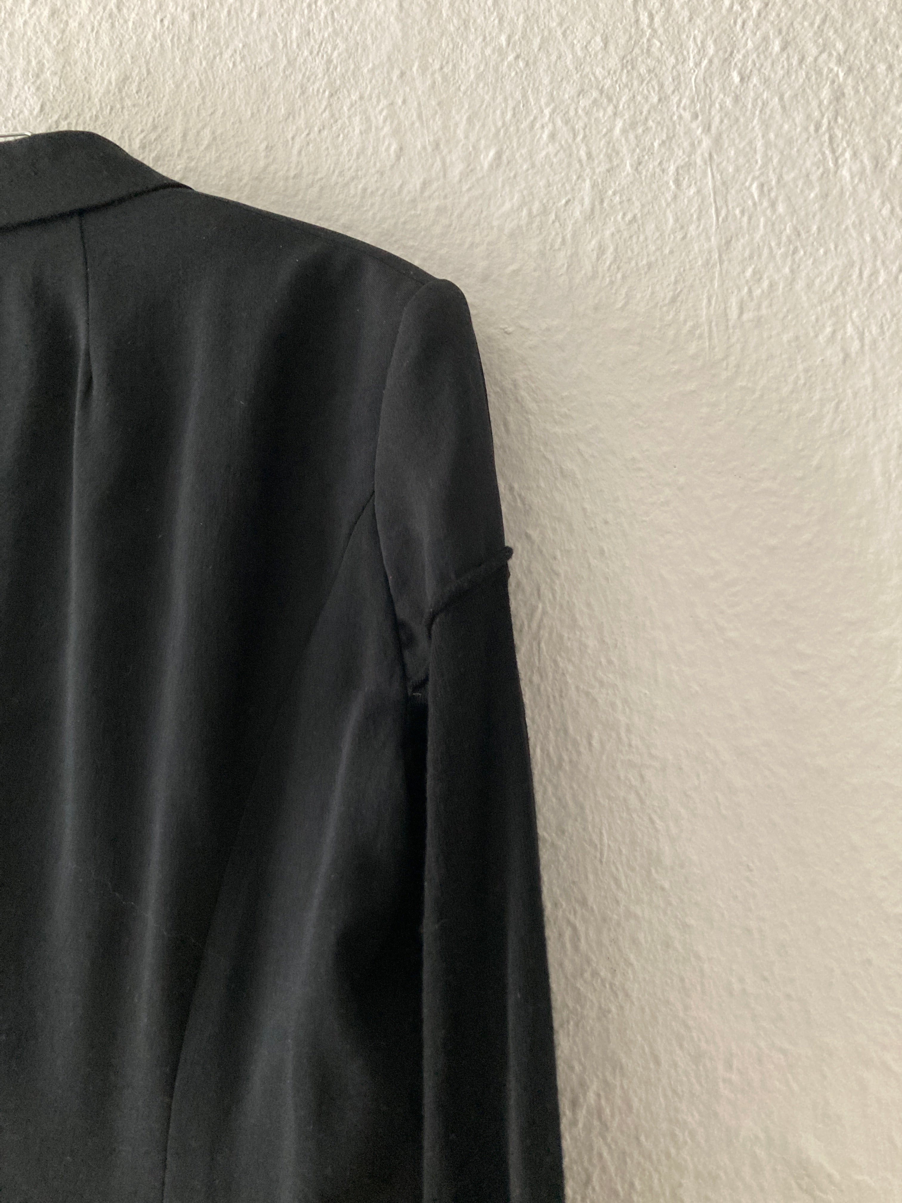 F/W 17 “GLITTER” Black Weakling Wool & Silk Blazer Rick Owens IT50/M