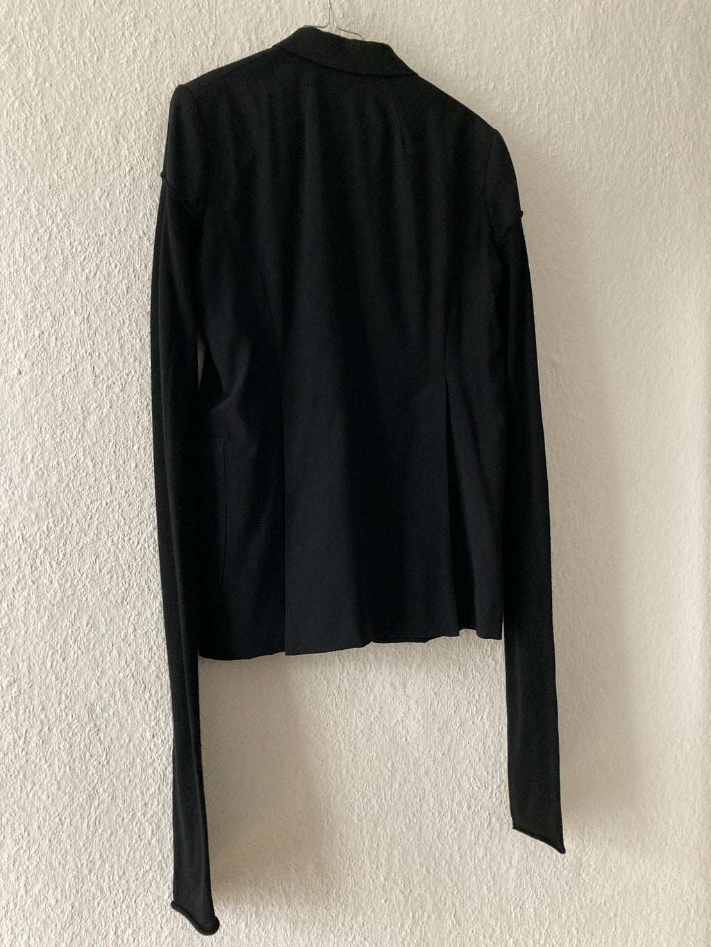 F/W 17 “GLITTER” Black Weakling Wool & Silk Blazer Rick Owens IT50/M