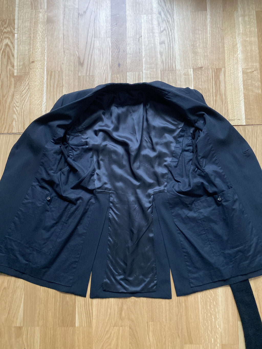 F/W 17 “GLITTER” Black Weakling Wool & Silk Blazer Rick Owens IT50/M