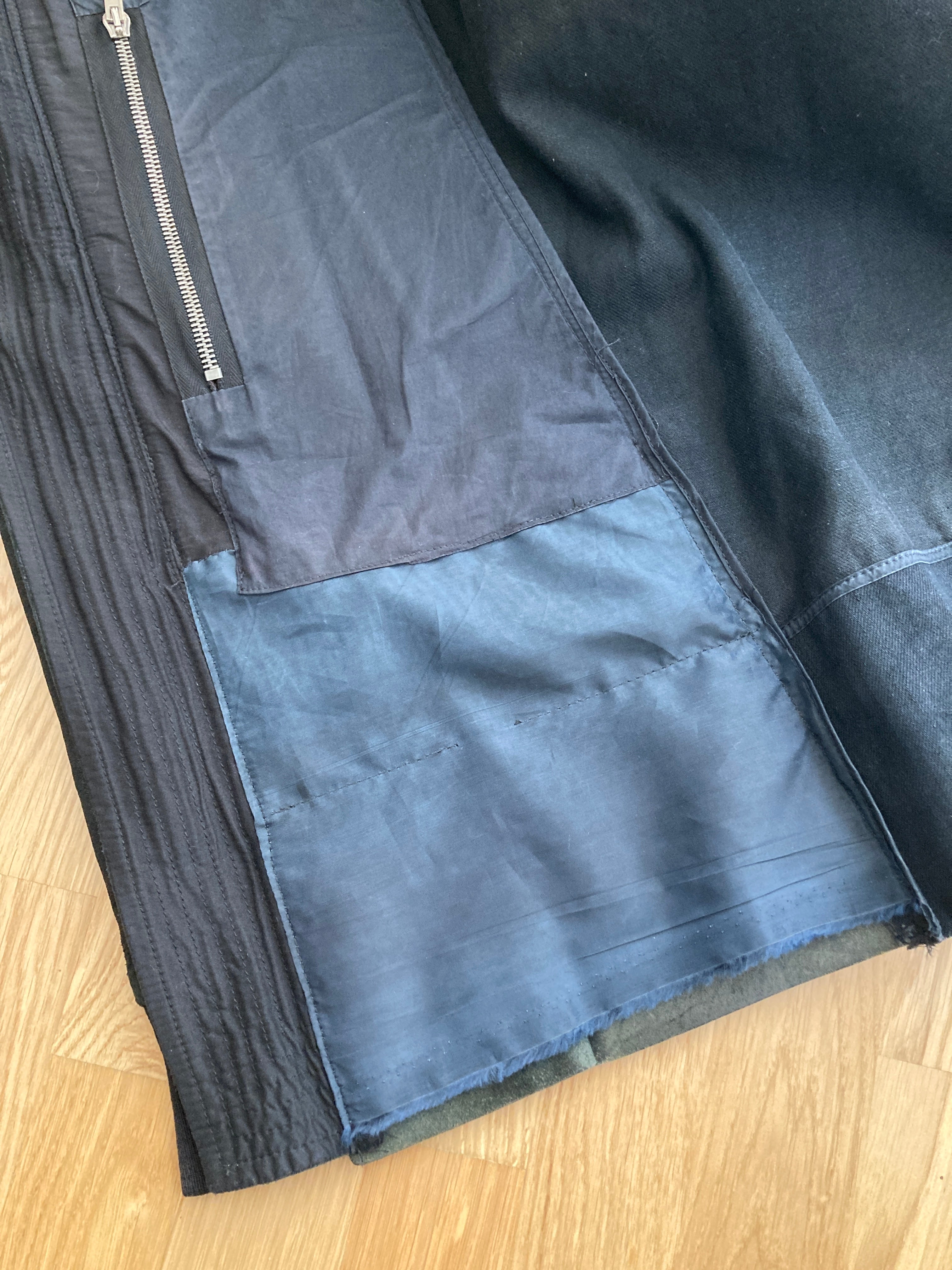S/S 11 „ANTHEM“ Calf & Blistered Lamb Leather Jacket Rick Owens M
