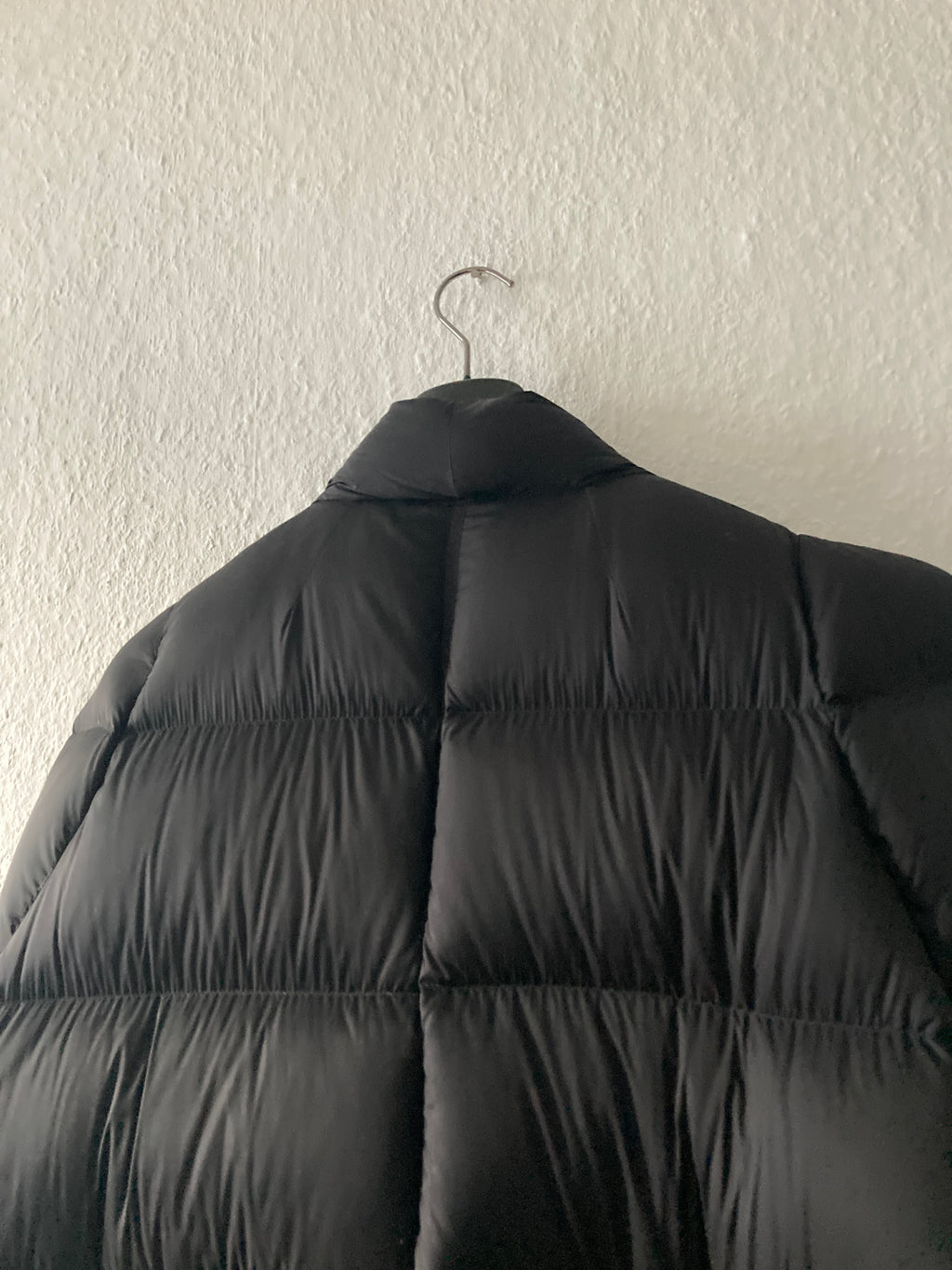 F/W 19 "LARRY" Black Runway Zionic Down Shearling Pocket Coat Rick Owens IT50/M