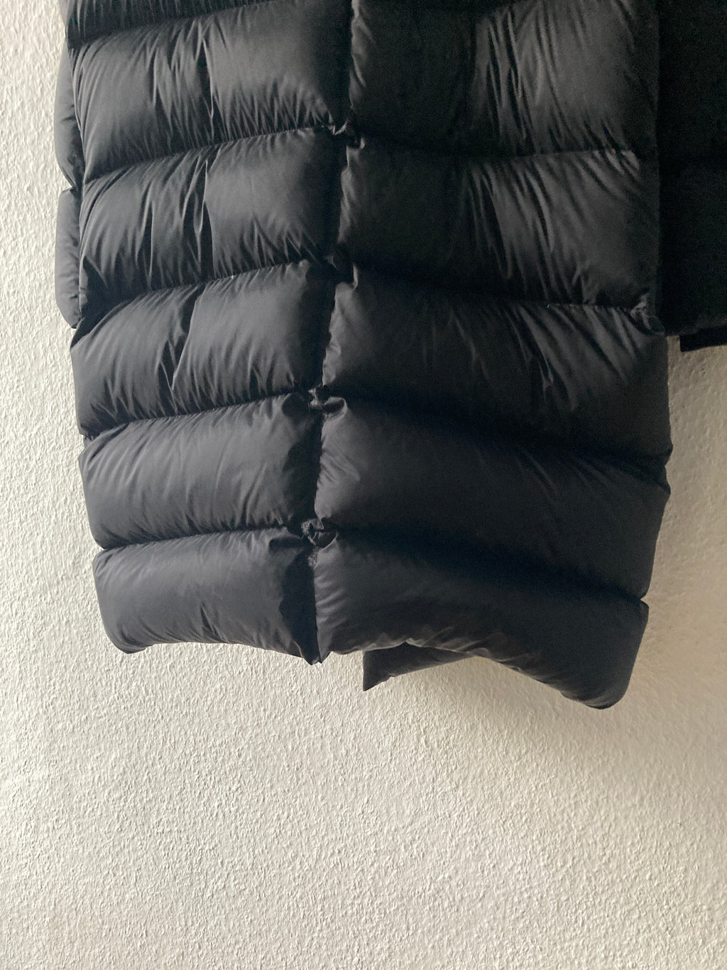 F/W 19 "LARRY" Black Runway Zionic Down Shearling Pocket Coat Rick Owens IT50/M