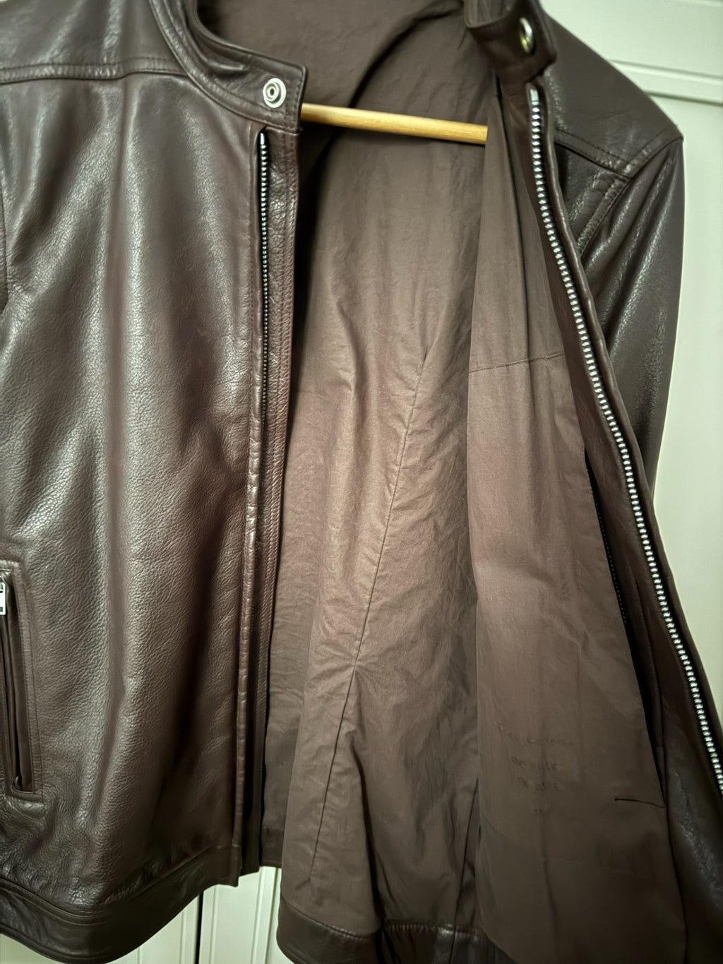 F/W 18 "SISYPHUS" Calf Leather "Lou" Jacket Rick Owens IT50