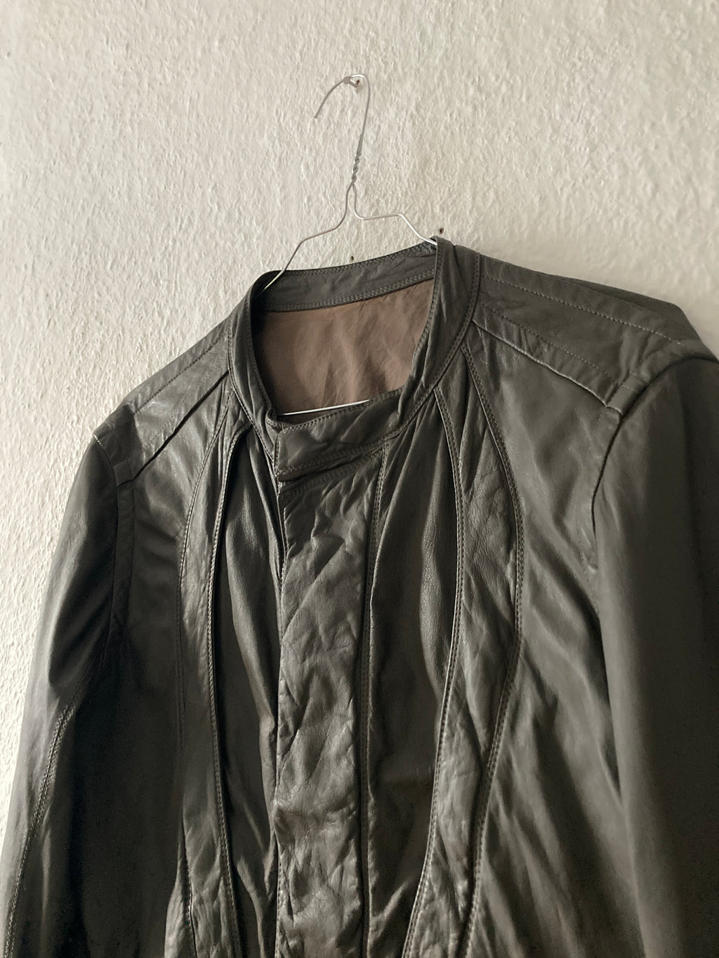 F/W 04 "QUEEN" Sheep Leather Jacket Rick Owens M
