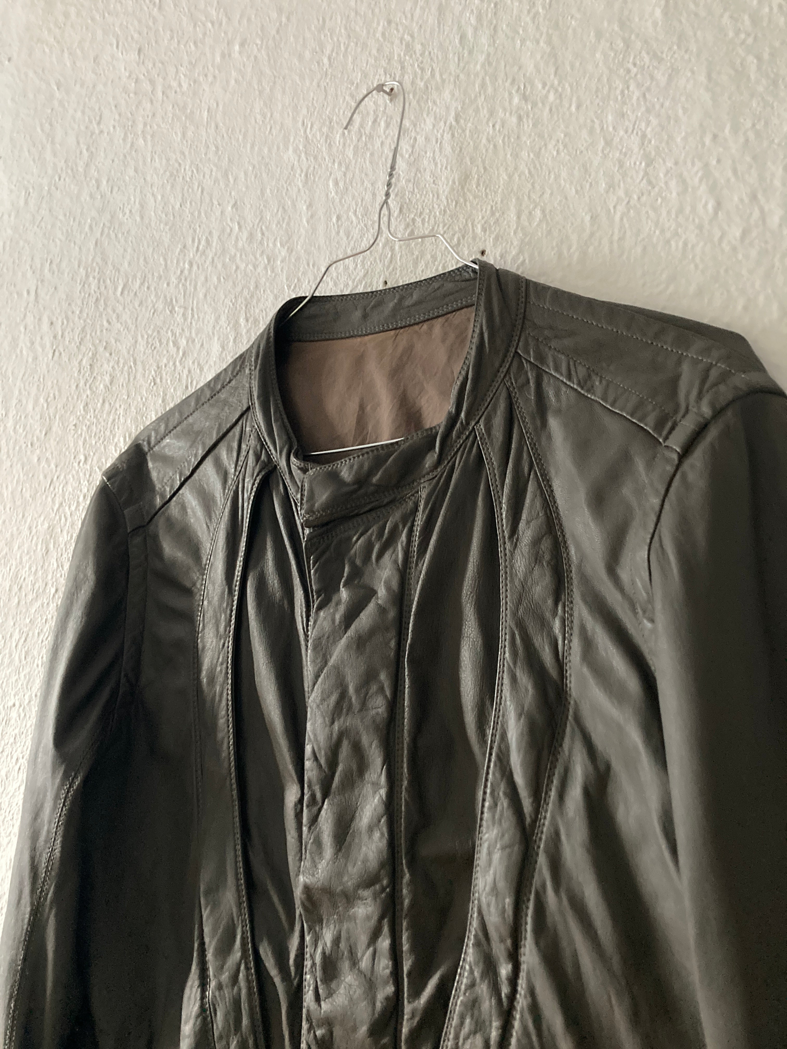 F/W 04 "QUEEN" Sheep Leather Jacket Rick Owens M