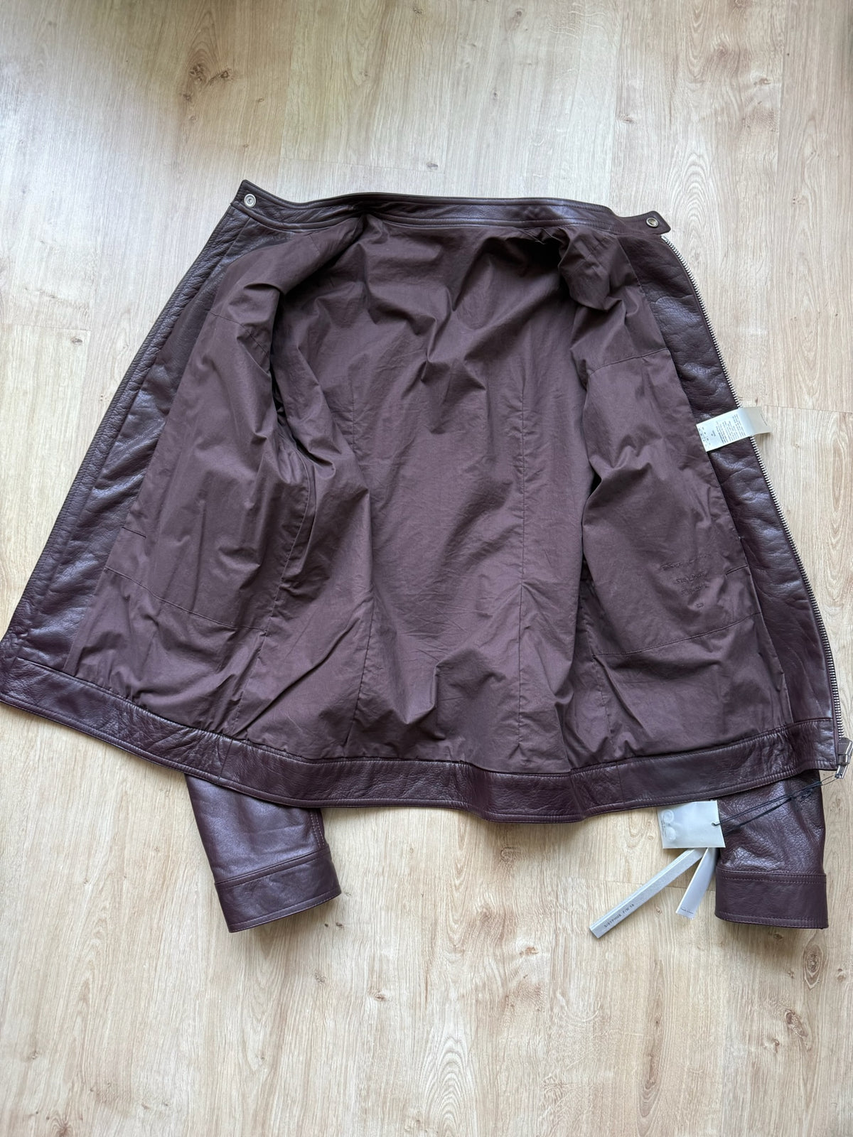F/W 18 "SISYPHUS" Calf Leather "Lou" Jacket Rick Owens IT50