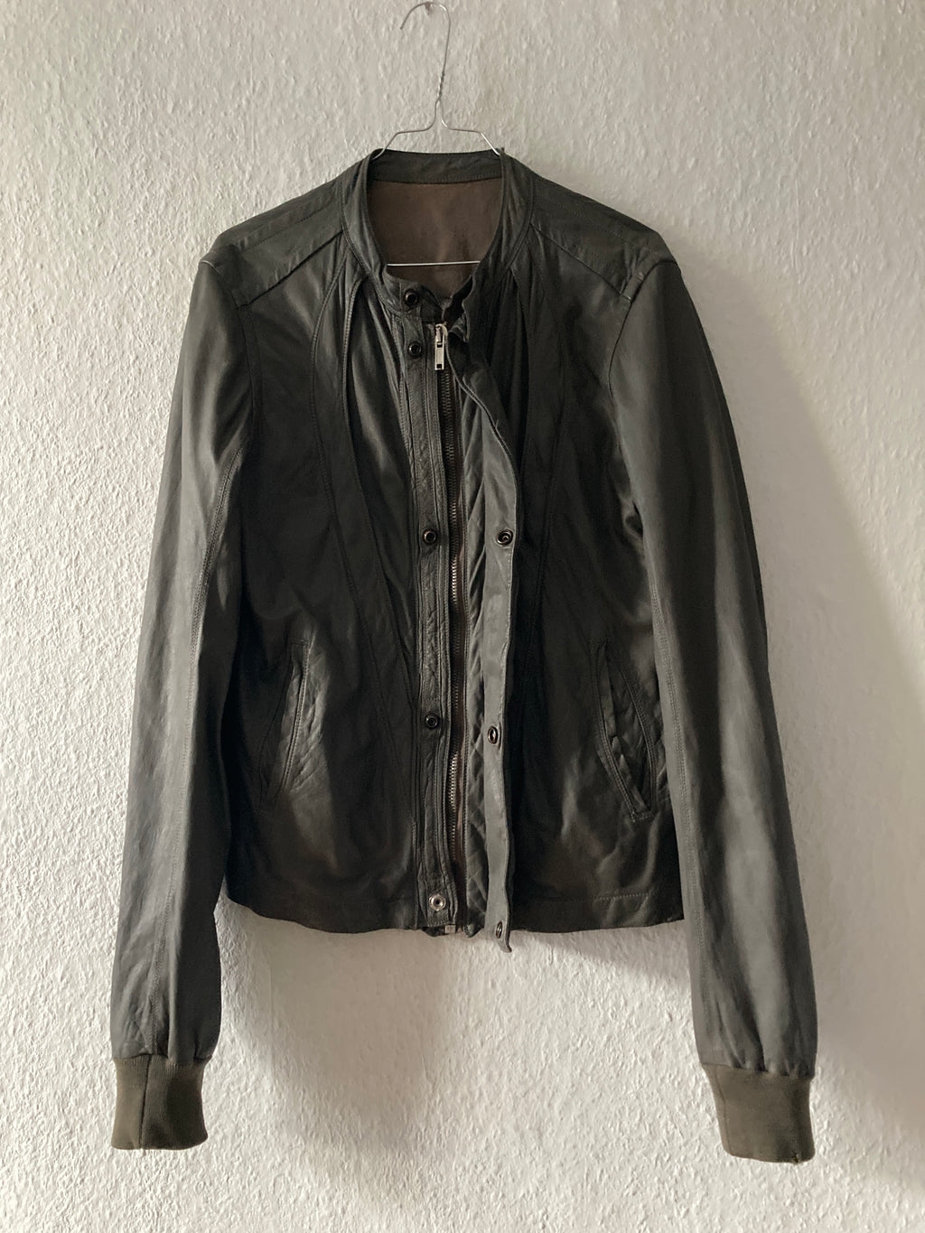 F/W 04 "QUEEN" Sheep Leather Jacket Rick Owens M