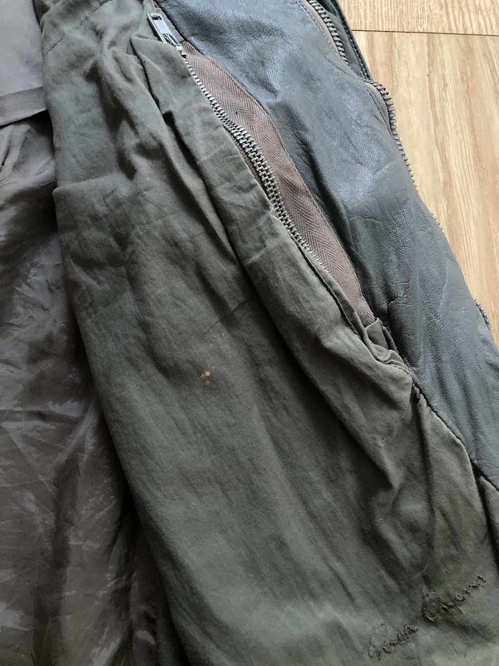 F/W 04 "QUEEN" Sheep Leather Jacket Rick Owens M