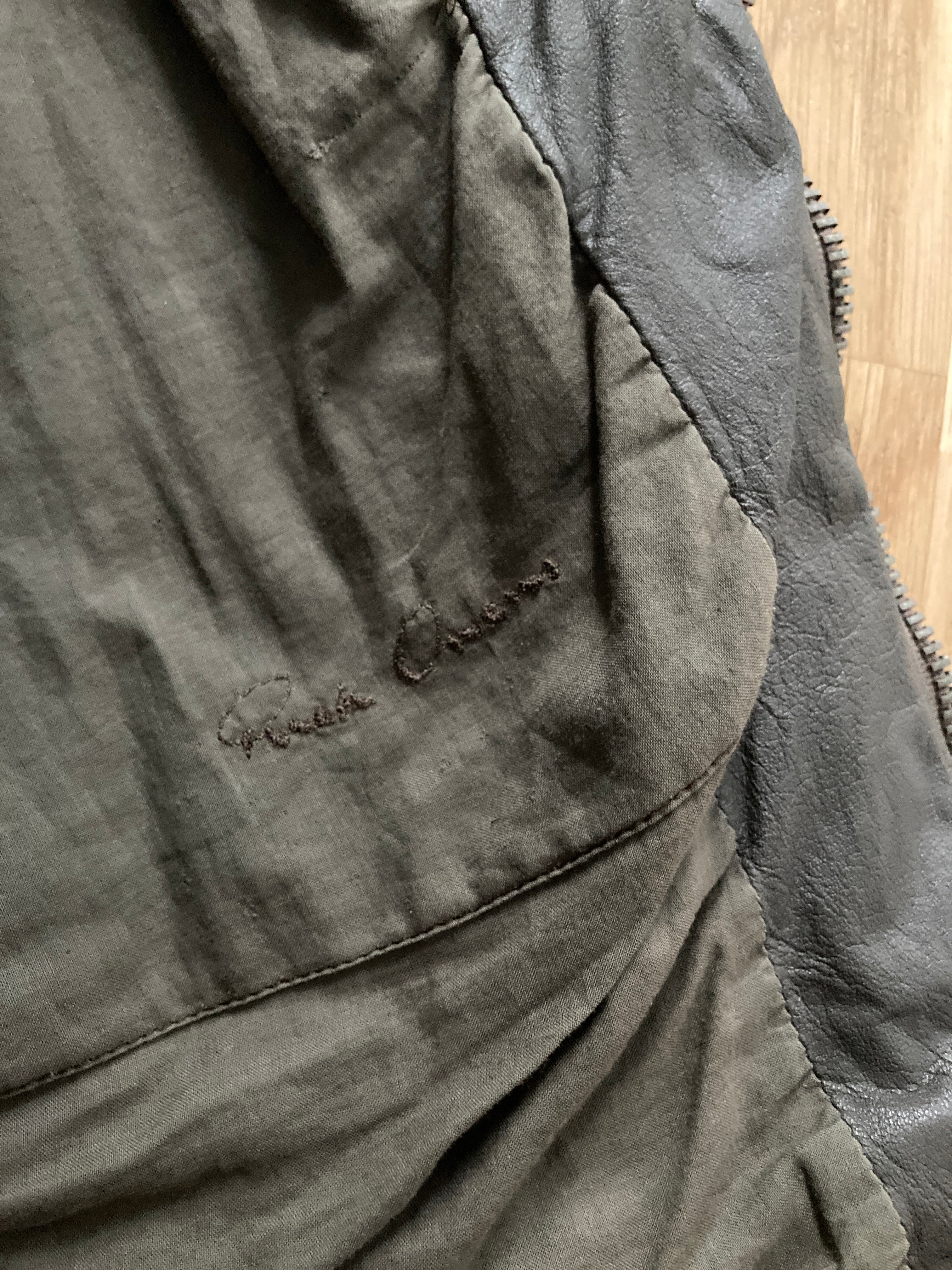 F/W 04 "QUEEN" Sheep Leather Jacket Rick Owens M