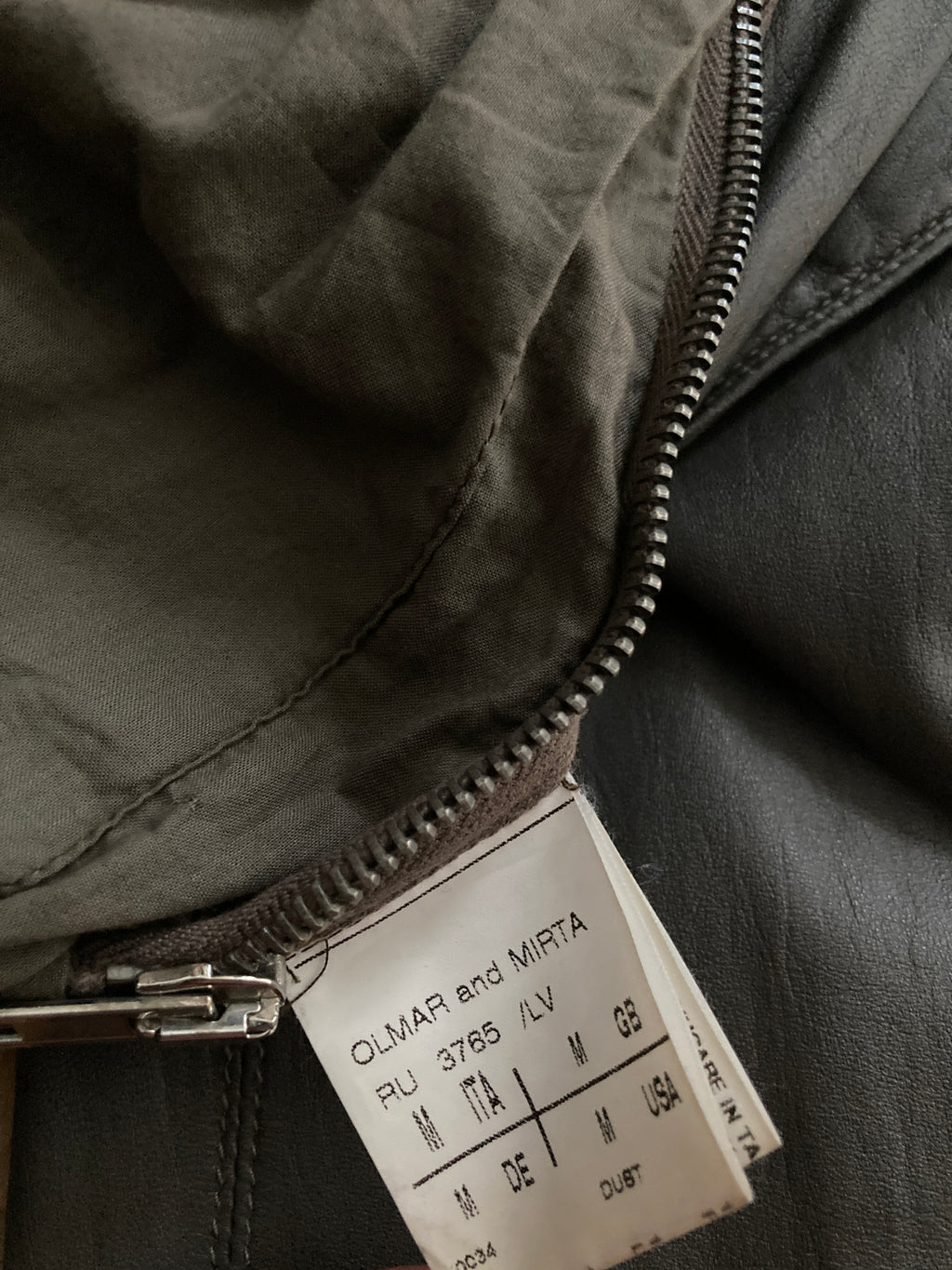 F/W 04 "QUEEN" Sheep Leather Jacket Rick Owens M