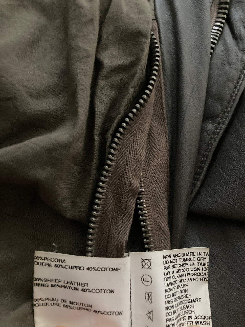 F/W 04 "QUEEN" Sheep Leather Jacket Rick Owens M