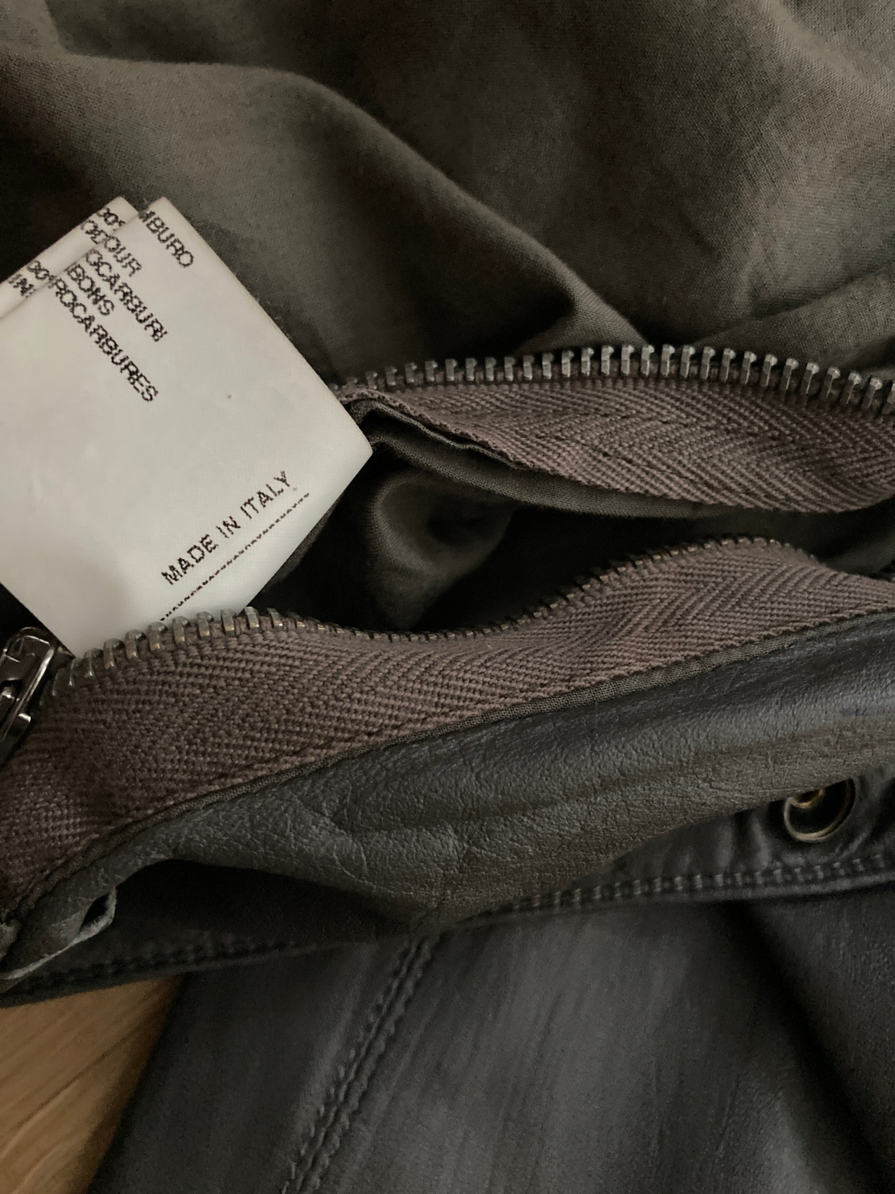 F/W 04 "QUEEN" Sheep Leather Jacket Rick Owens M