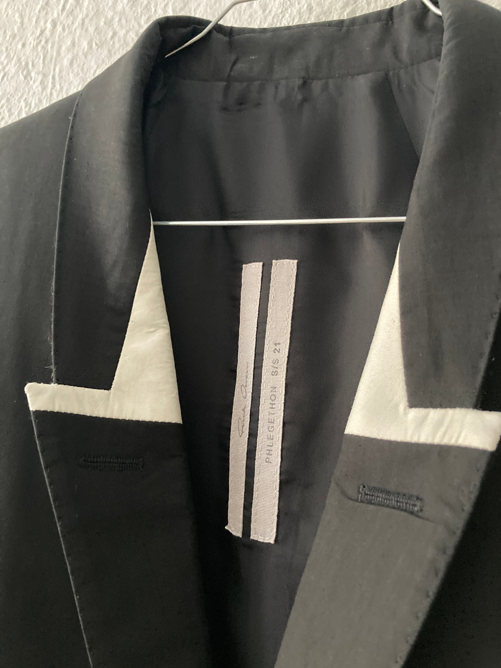 S/S 21 „PHLEGETHON“ Runway Sharp Black & White Blazer