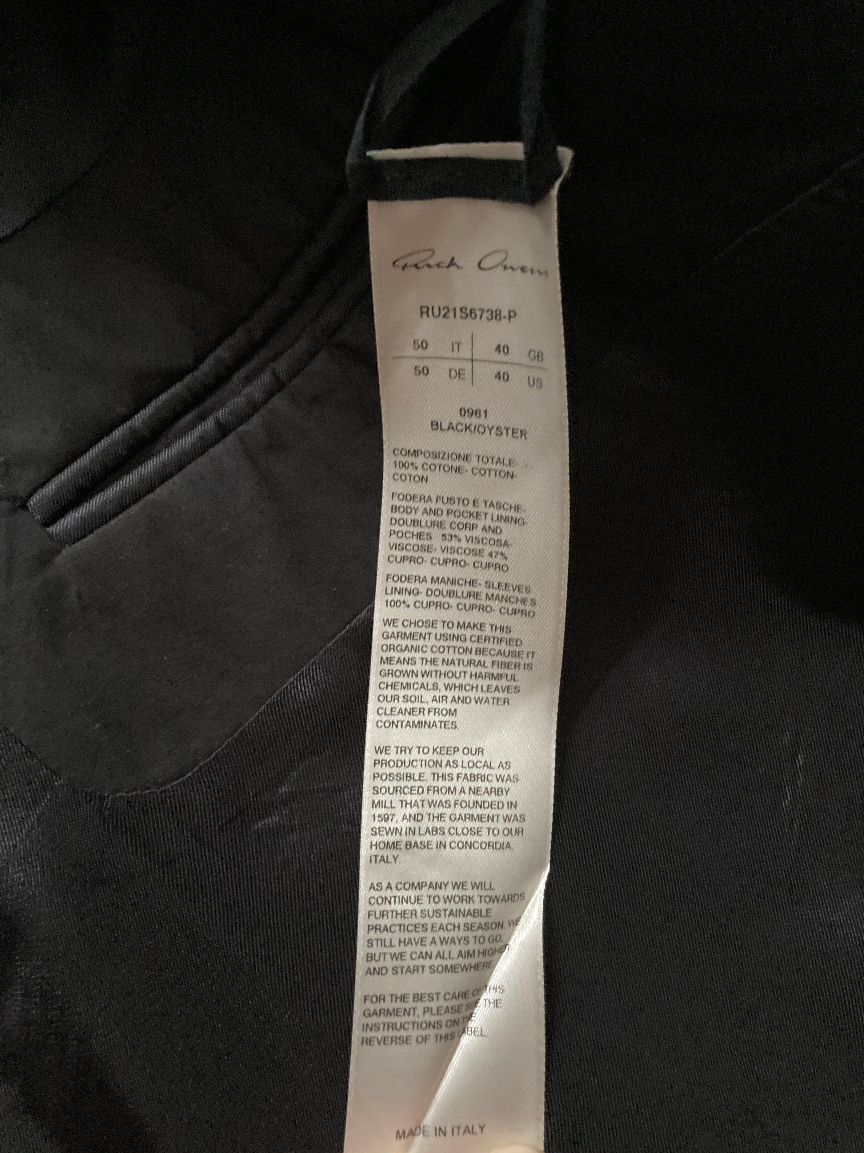 S/S 21 „PHLEGETHON“ Runway Sharp Black & White Blazer