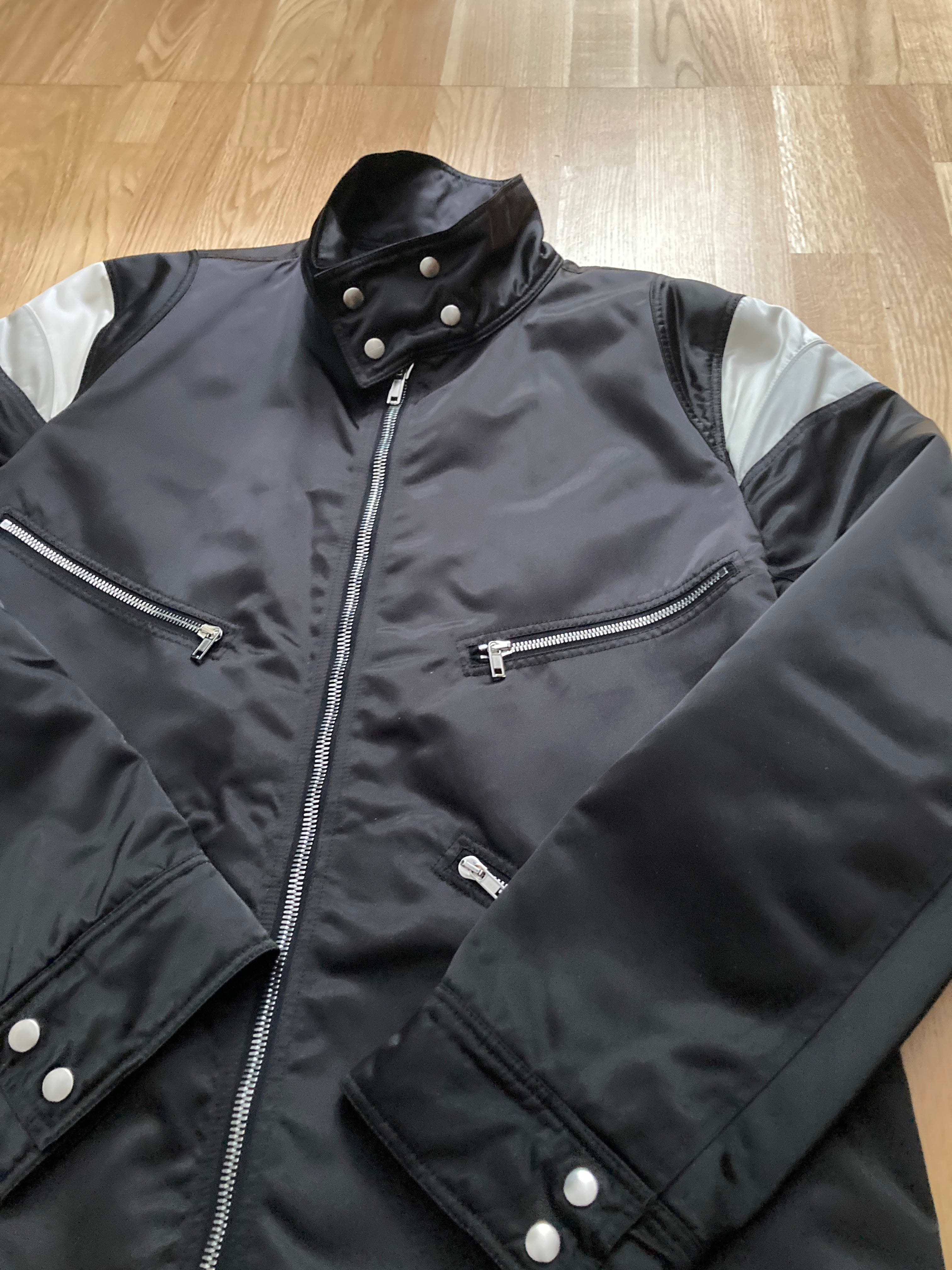 S/S 20 "TECUATL" Runway Sample Biker Jacket in Black (as Sample) Size 54/L