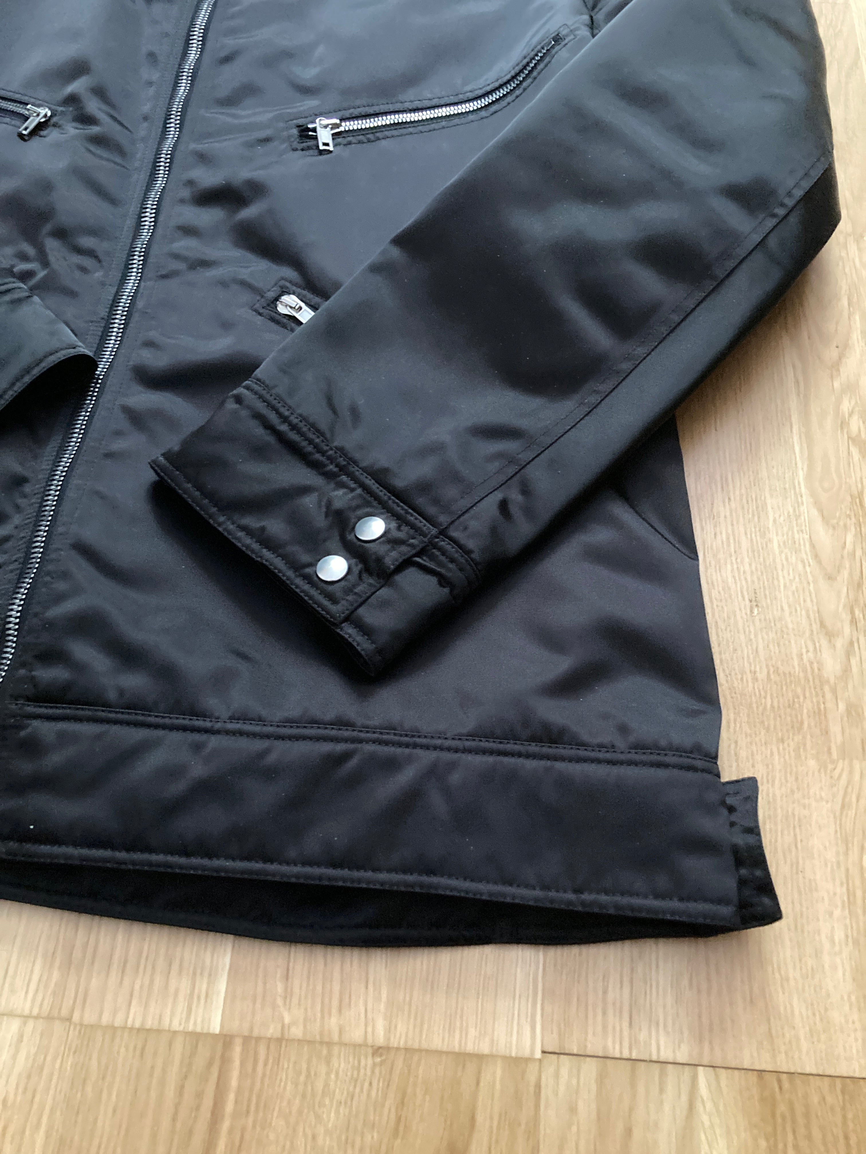S/S 20 "TECUATL" Runway Sample Biker Jacket in Black (as Sample) Size 54/L