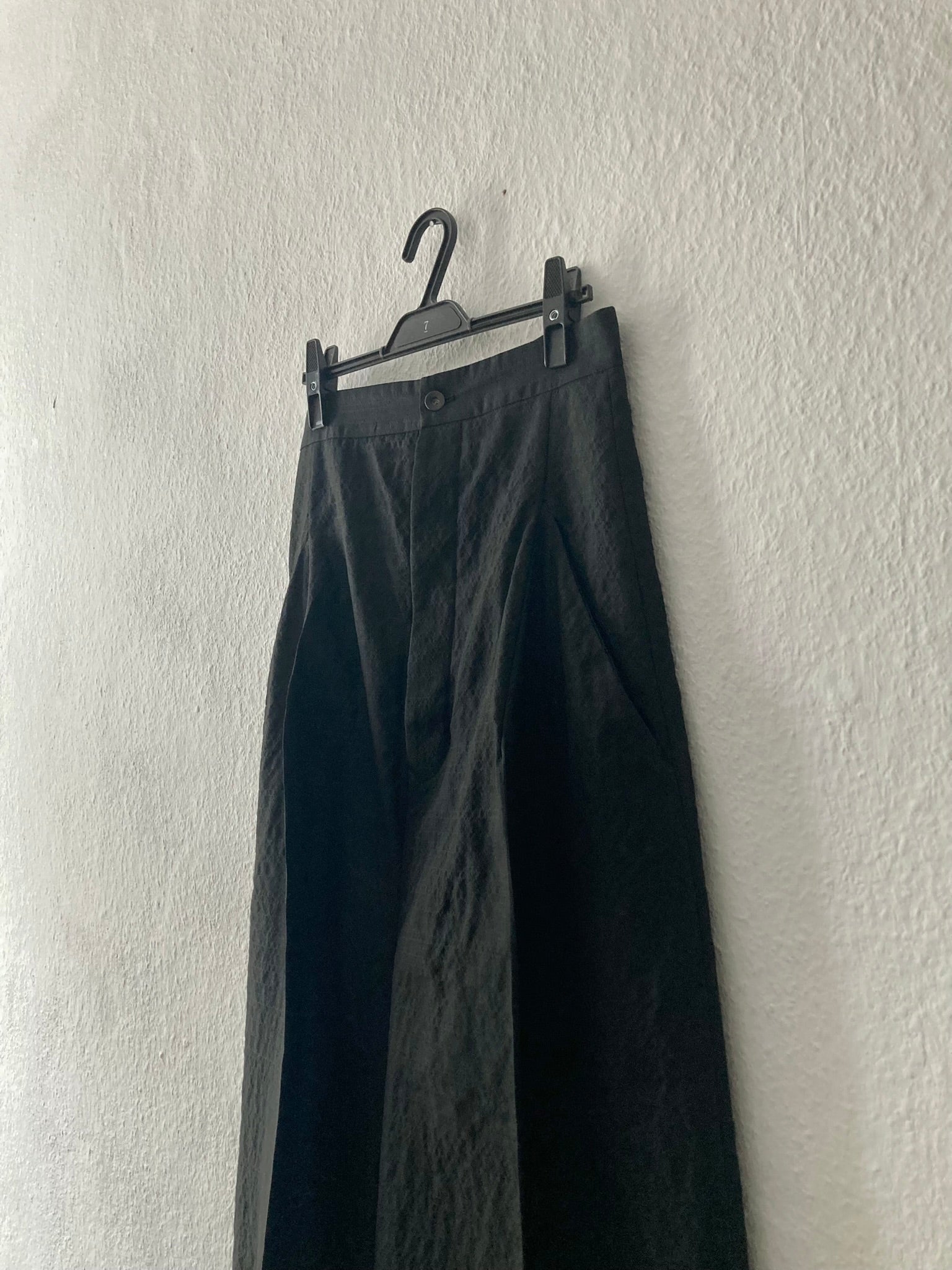 S/S 18 "DIRT" Runway Silk & Wool Pleated Viscontis Trousers