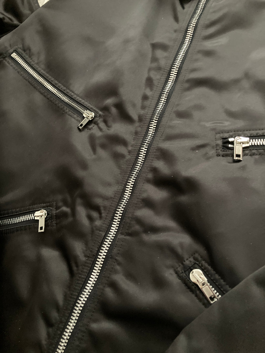 S/S 20 "TECUATL" Runway Sample Biker Jacket in Black (as Sample) Size 54/L