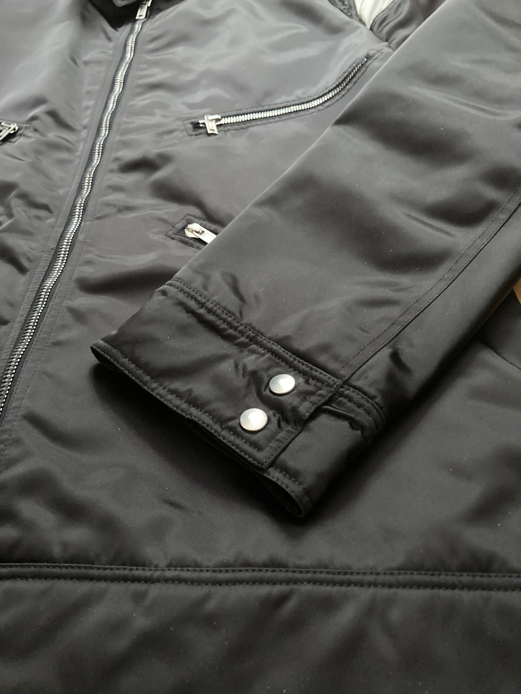 S/S 20 "TECUATL" Runway Sample Biker Jacket in Black (as Sample) Size 54/L