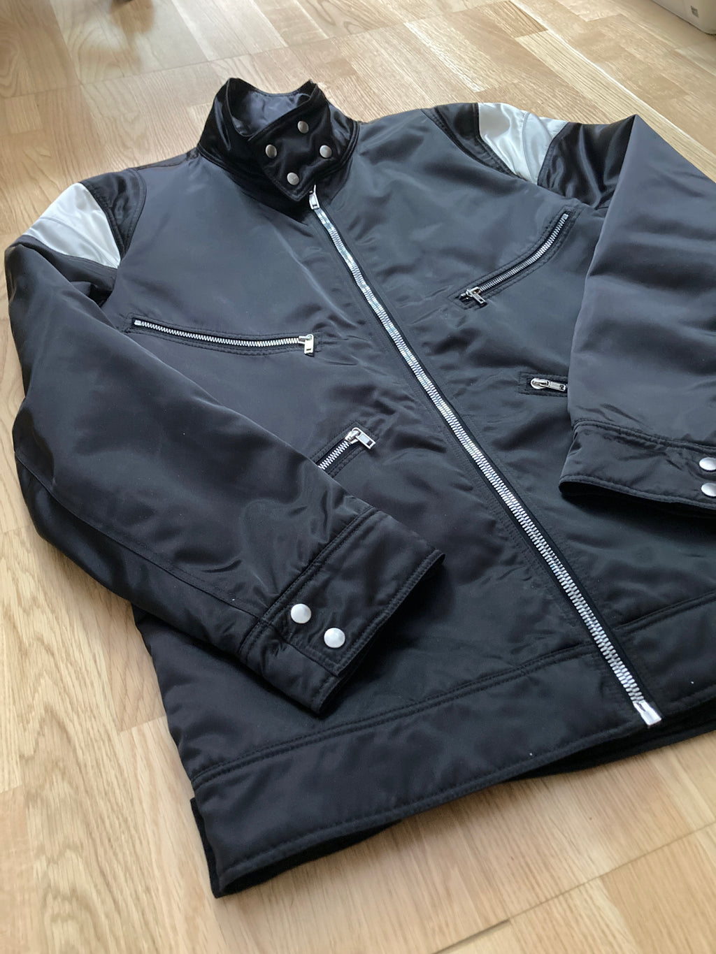 S/S 20 "TECUATL" Runway Sample Biker Jacket in Black (as Sample) Size 54/L