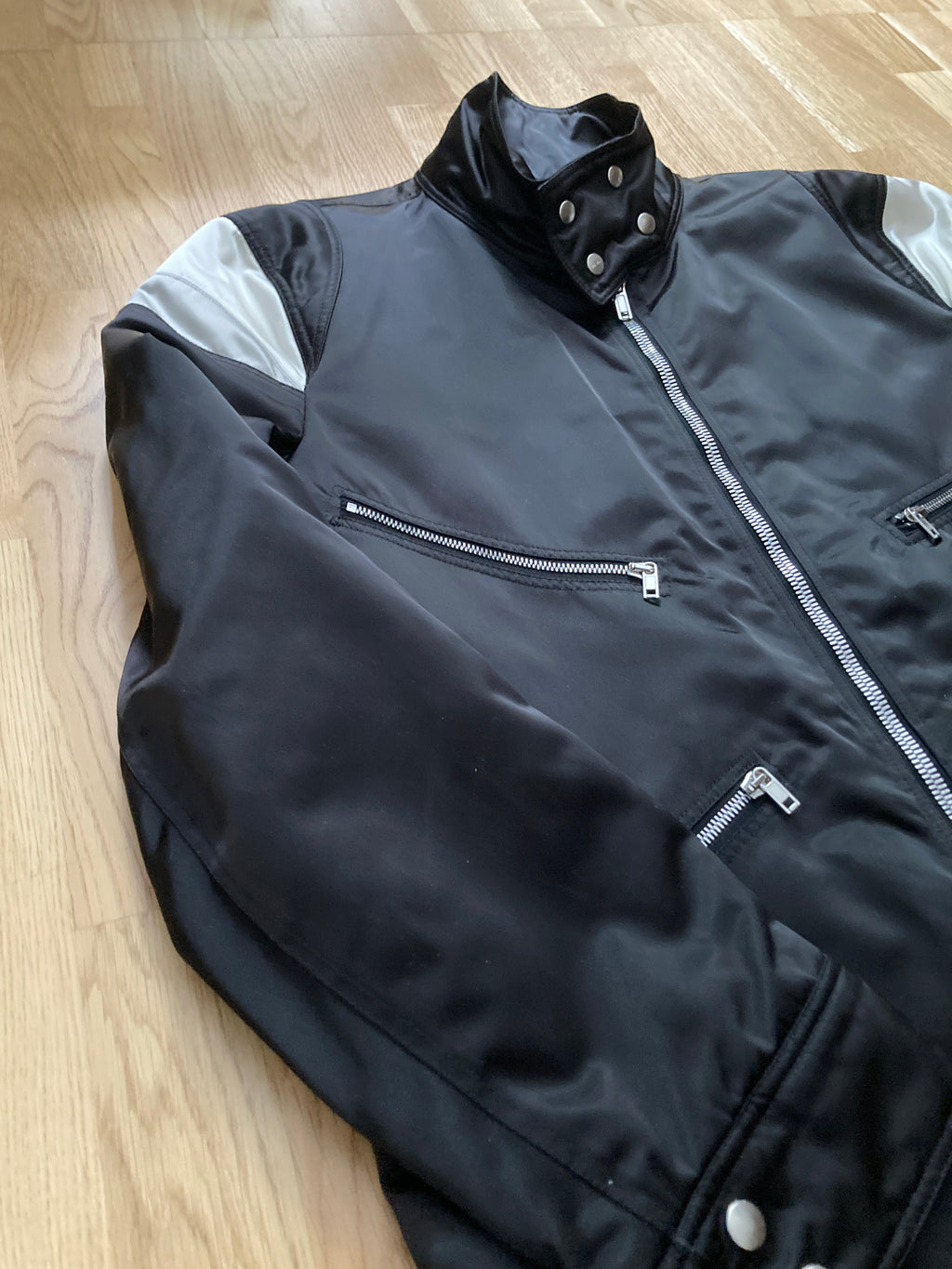 S/S 20 "TECUATL" Runway Sample Biker Jacket in Black (as Sample) Size 54/L