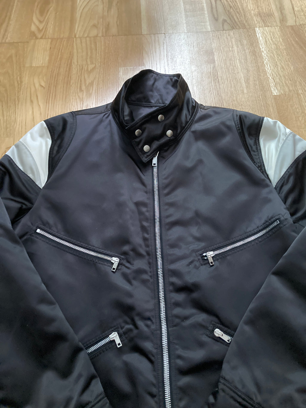 S/S 20 "TECUATL" Runway Sample Biker Jacket in Black (as Sample) Size 54/L