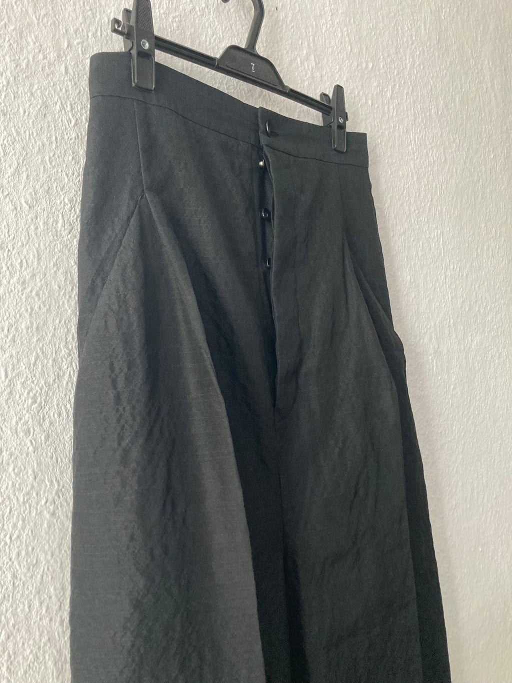 S/S 18 "DIRT" Runway Silk & Wool Pleated Viscontis Trousers