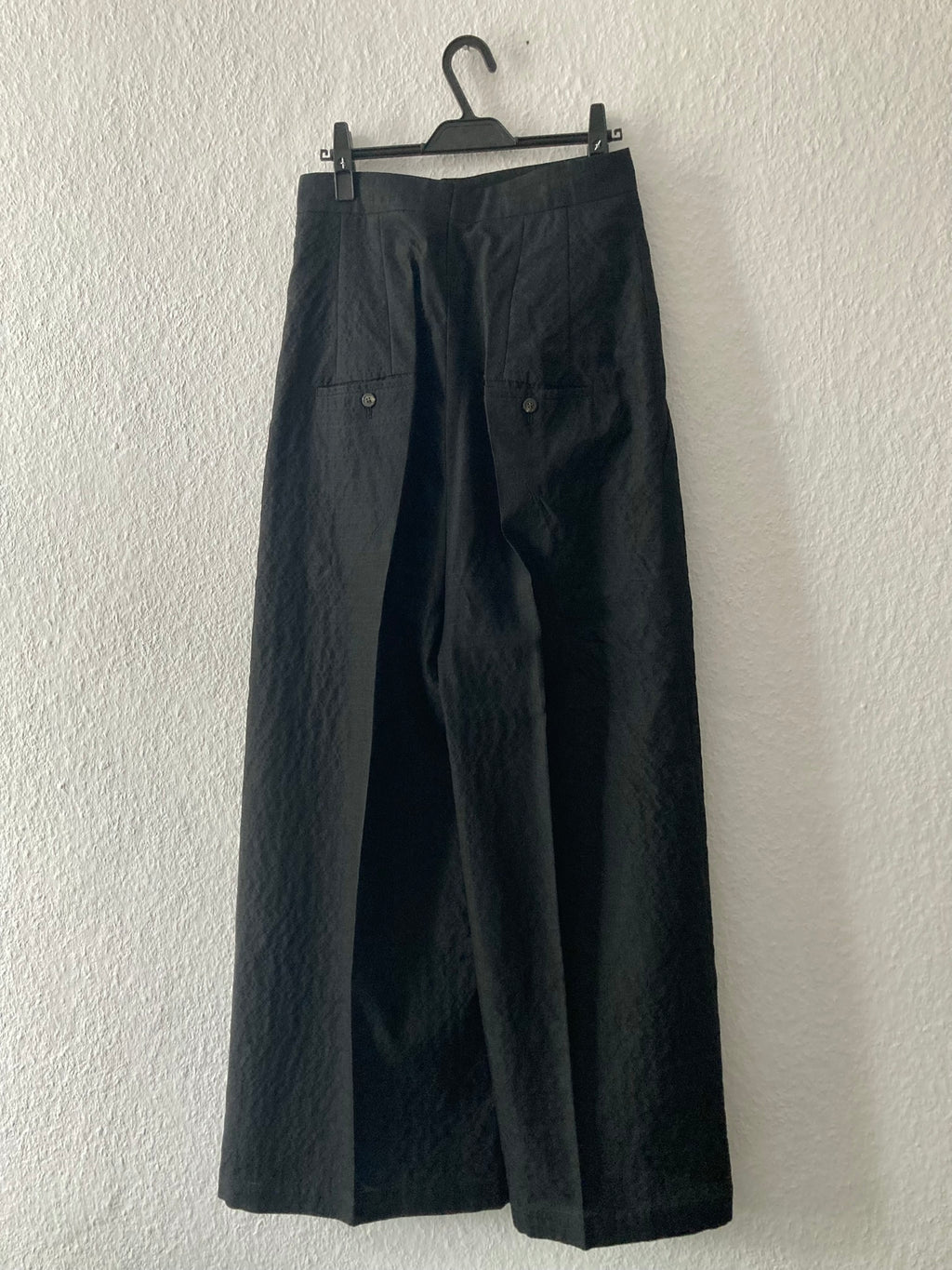 S/S 18 "DIRT" Runway Silk & Wool Pleated Viscontis Trousers