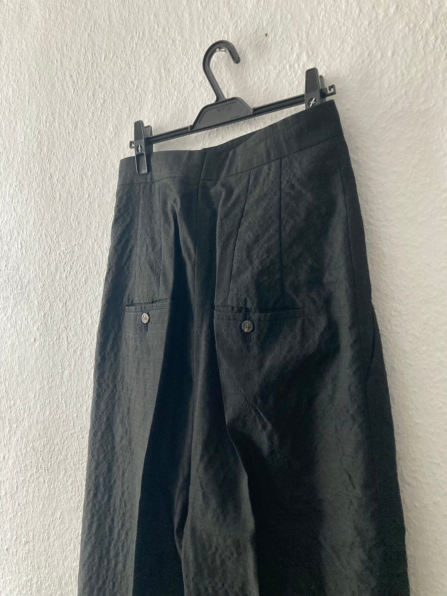 S/S 18 "DIRT" Runway Silk & Wool Pleated Viscontis Trousers