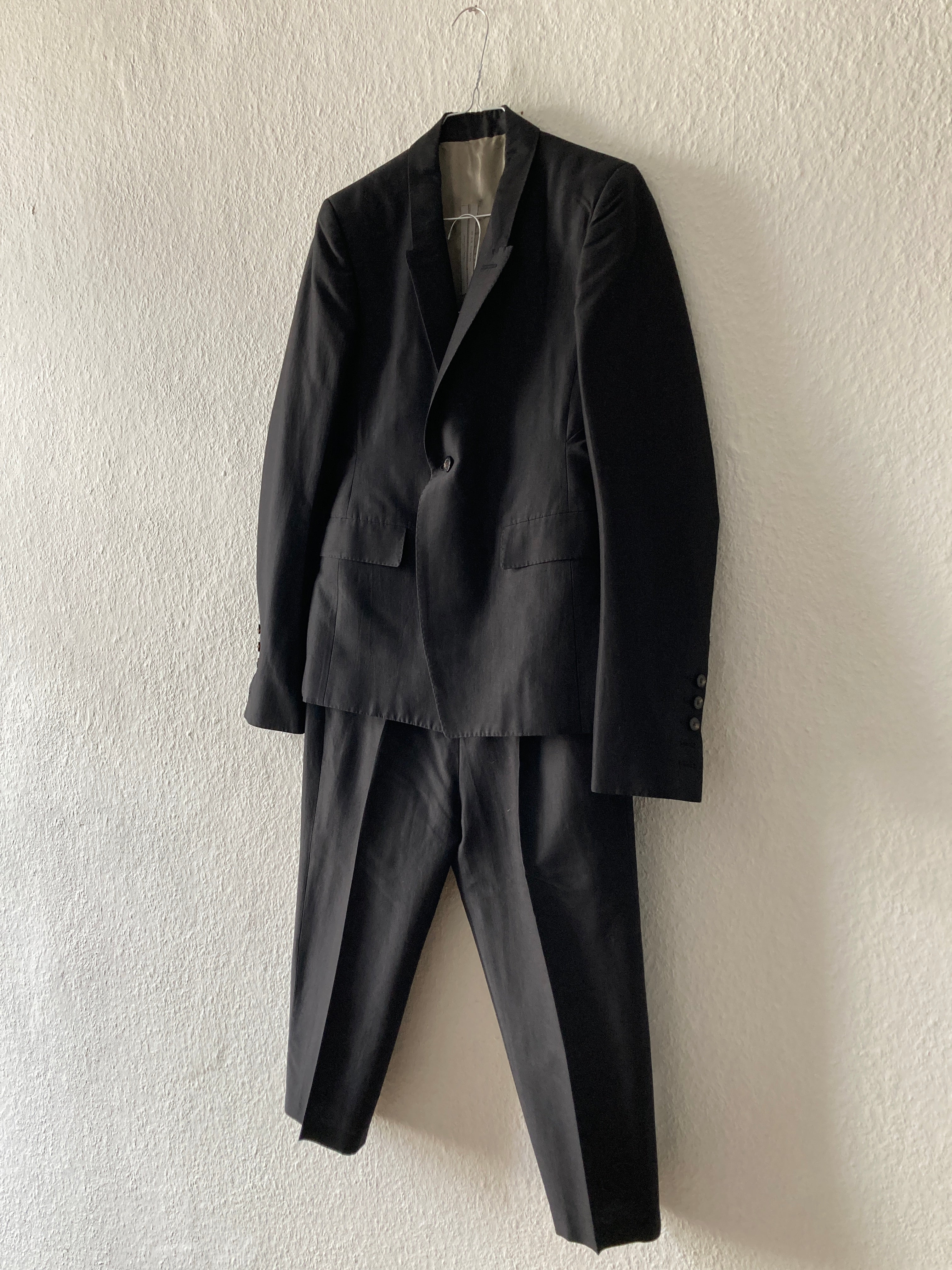 S/S 20 "TECUATL" Silk & Cotton Suit w. Cropped Pants IT50/M