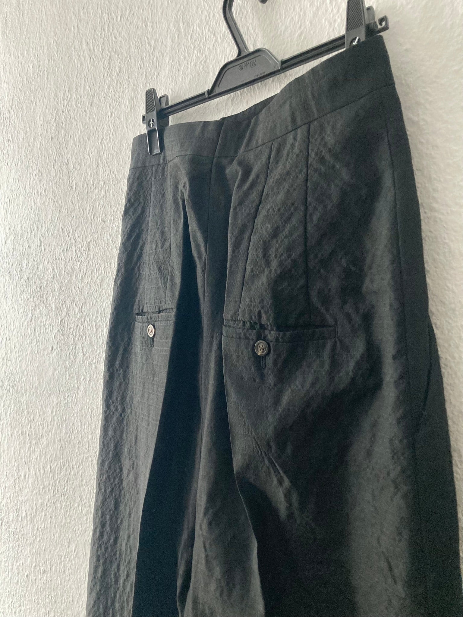 S/S 18 "DIRT" Runway Silk & Wool Pleated Viscontis Trousers